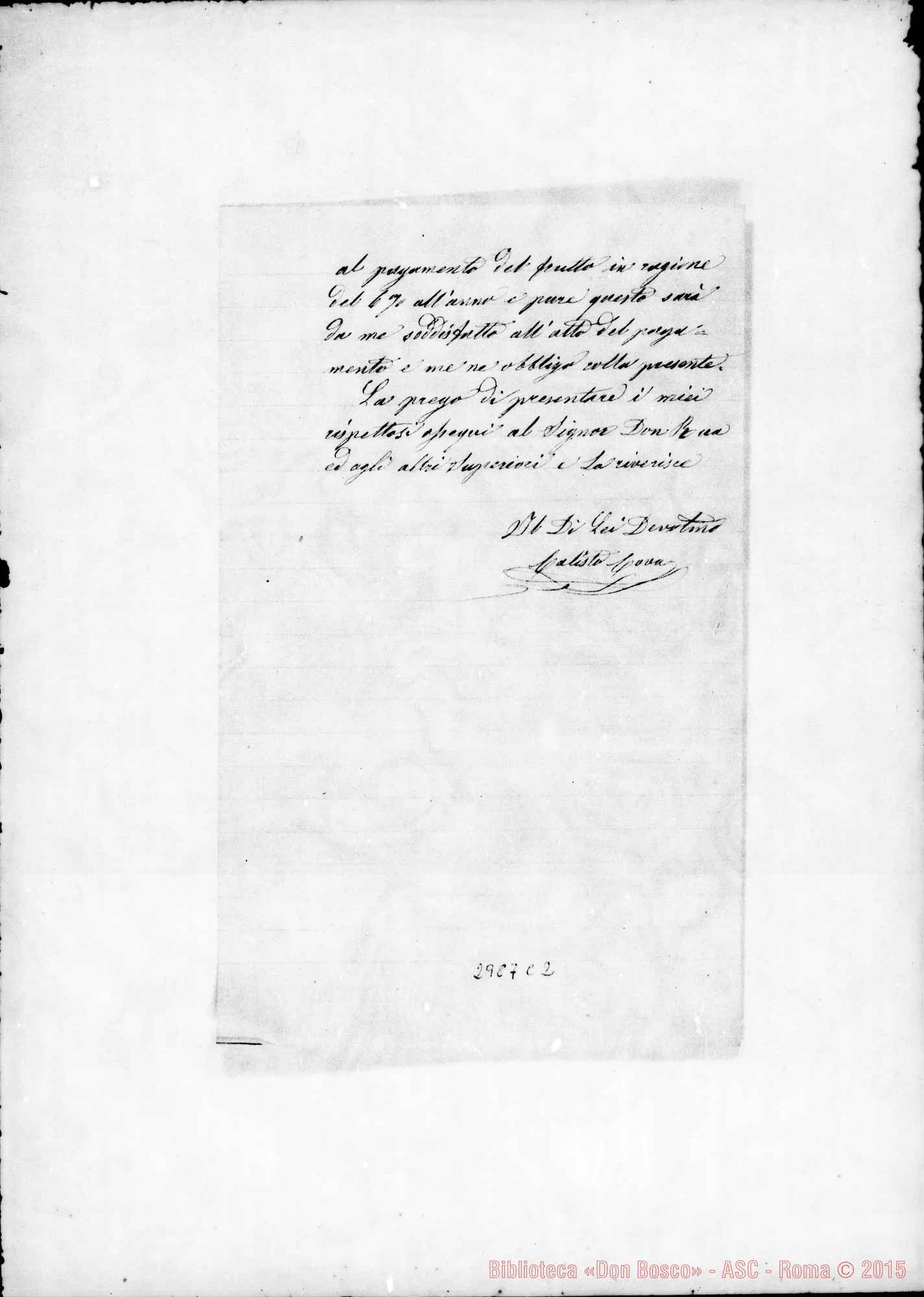 Fotogramma C 2 — Cova Callisto: Cova Callisto - Signore. Parma, 2-07-1894