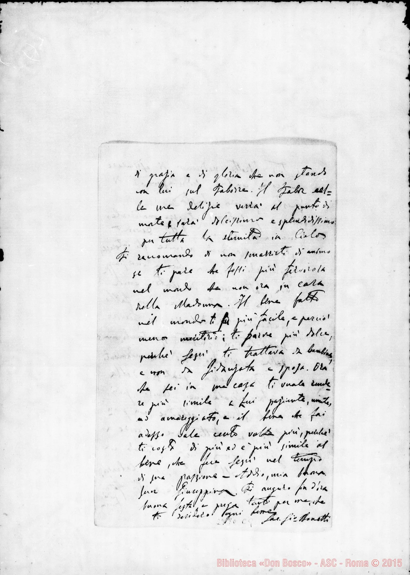Fotogramma C 9 — Mongi Giuseppina, suora: Bonetti - Suor Mongi. Torino, 1-05-1890