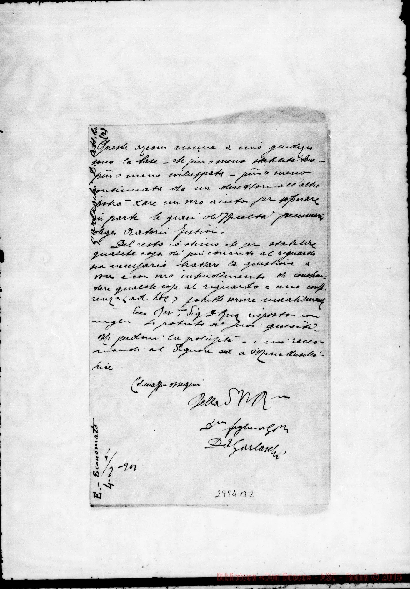 Fotogramma B 2 — Oratorio S. Giuseppe: D. Garlaschi - D. Rua. s.d.