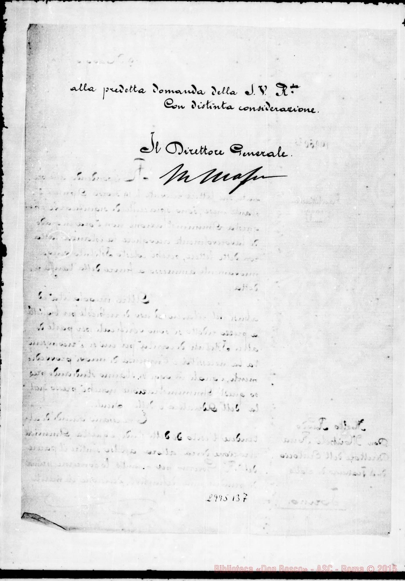 Fotogramma B 7 — 9 -05 Strade F. Mediterranee Massa, dirett. gen, - D. Rua