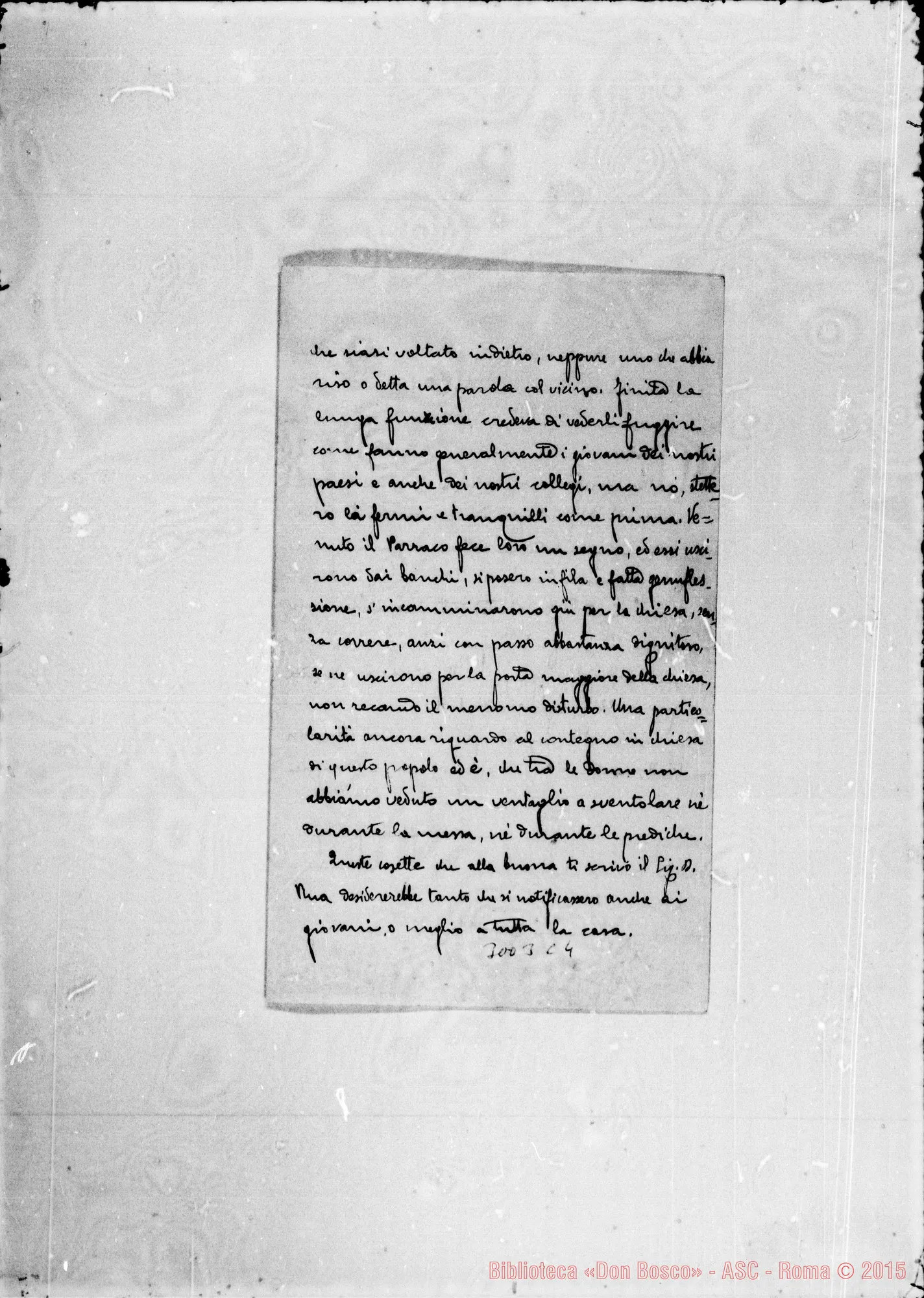 Fotogramma C 4 — 1894: Viaggio in Svizzera: D. Giuseppe Lazzero - D. Belmonte. Muri, 8-07-1894