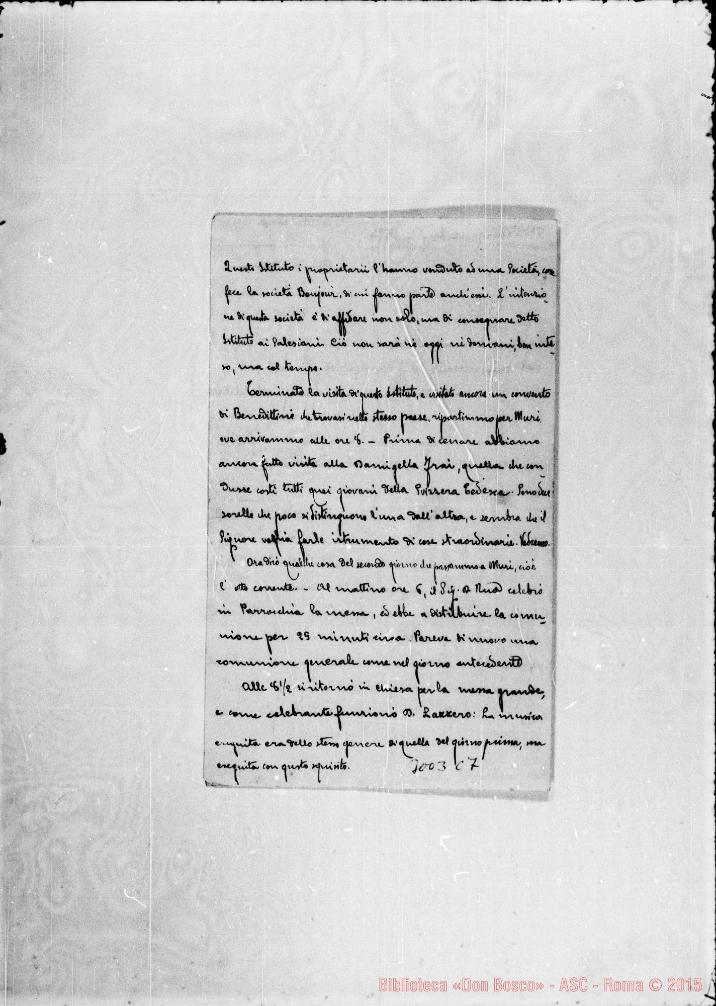 Fotogramma C 7 — D. Giuseppe Lazzero - D. Belmonte. Strasburgo, 12-07-1894