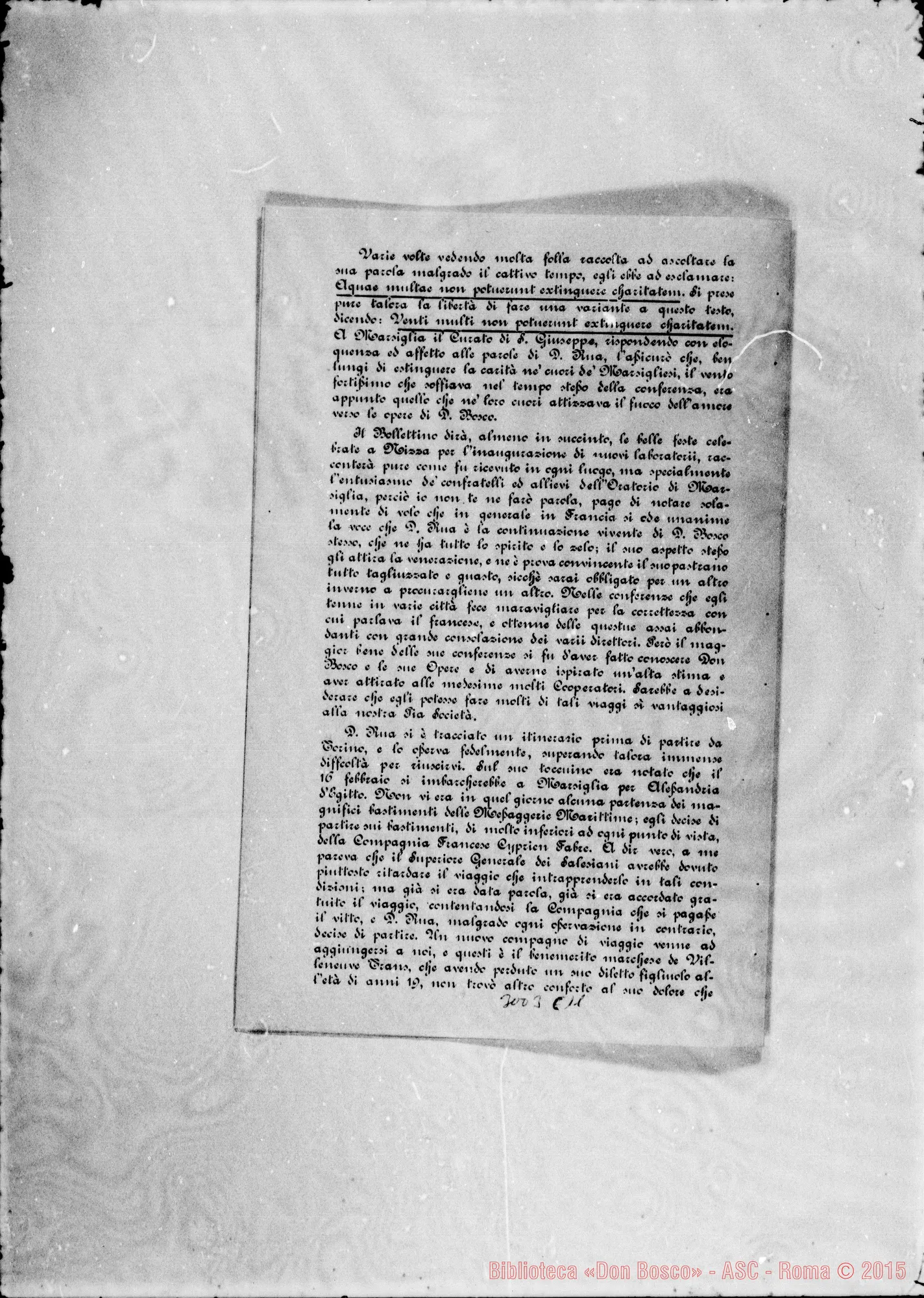 Fotogramma C 11 — 1895: Viaggio in Palestina: D. Albera - D. Belmonte. Stampato. 23-02-1895