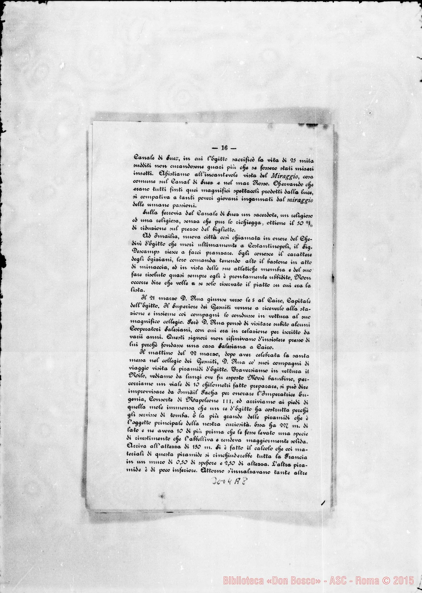 Fotogramma A 8 — D. Albera - D. Belmonte: Parecchie lettere stampate