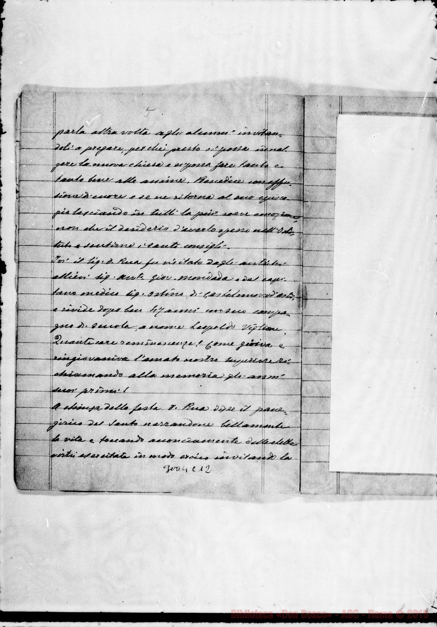 Fotogramma C 12 — 1900: Viaggio Torino-Tunisi-Torino. Cronaca di D. Rinetti: 7 quaderni