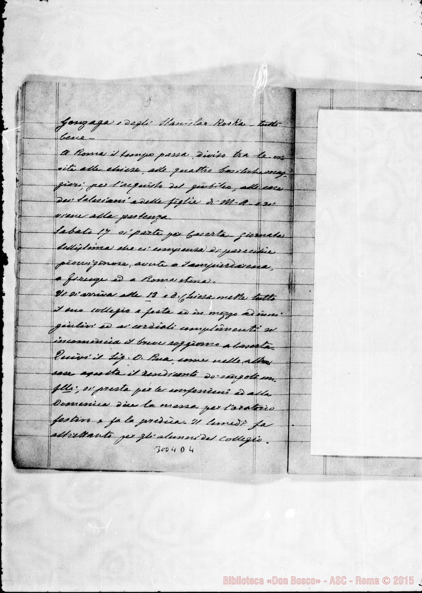 Fotogramma D 4 — 1900: Viaggio Torino-Tunisi-Torino. Cronaca di D. Rinetti: 7 quaderni