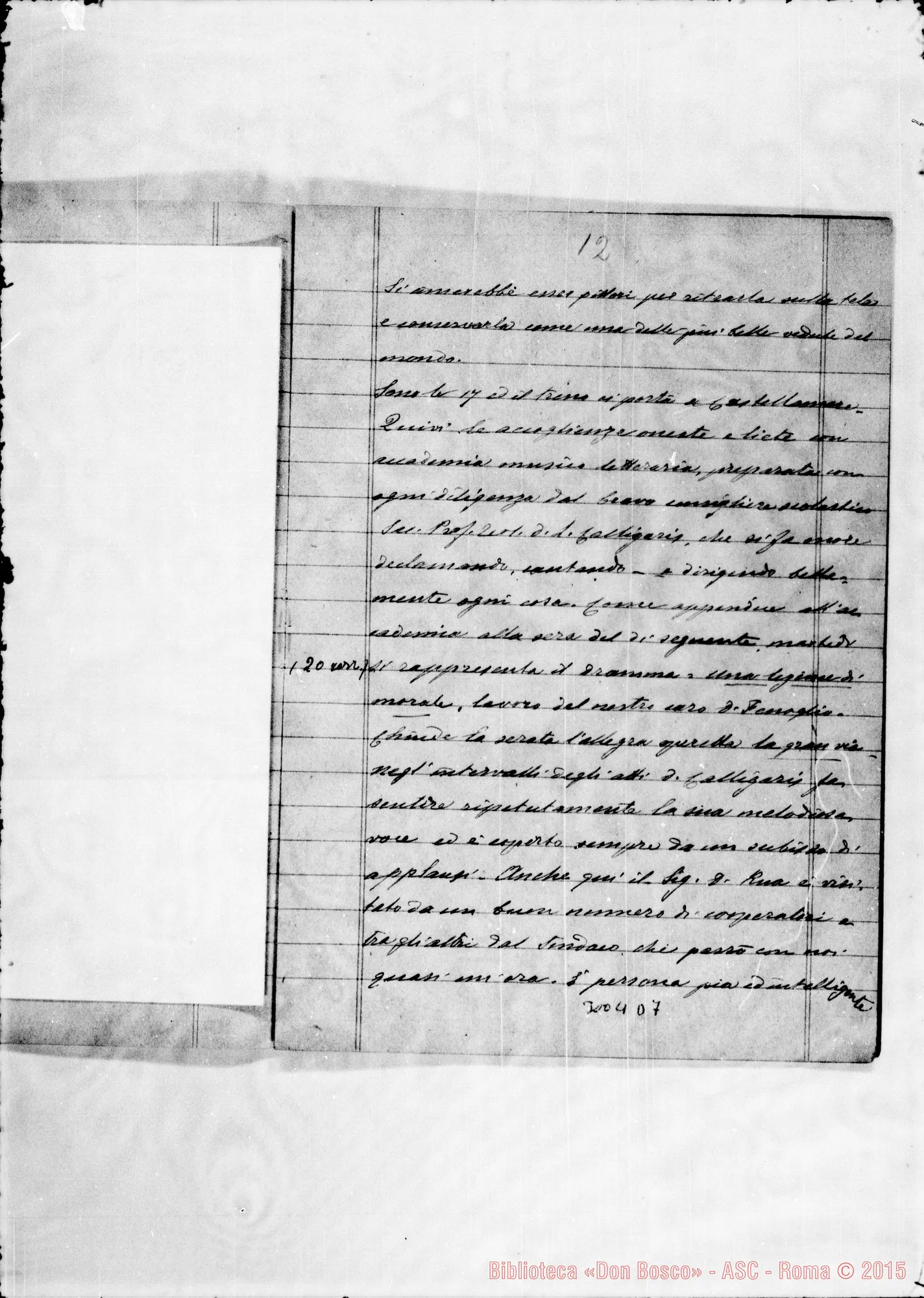 Fotogramma D 7 — 1900: Viaggio Torino-Tunisi-Torino. Cronaca di D. Rinetti: 7 quaderni
