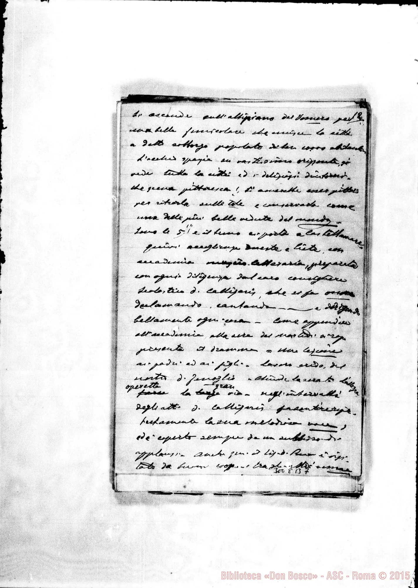 Fotogramma B 7 — Rinetti - D. Belmonte. Castellammare di Stabia, 21-02-1900