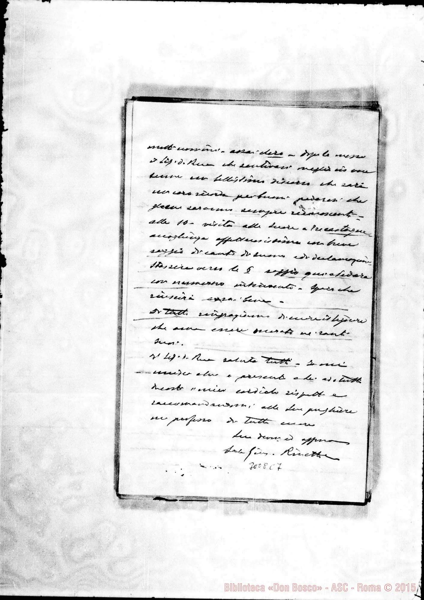 Fotogramma C 7 — Rinetti - D. Belmonte. Pedara, 8-03-1900