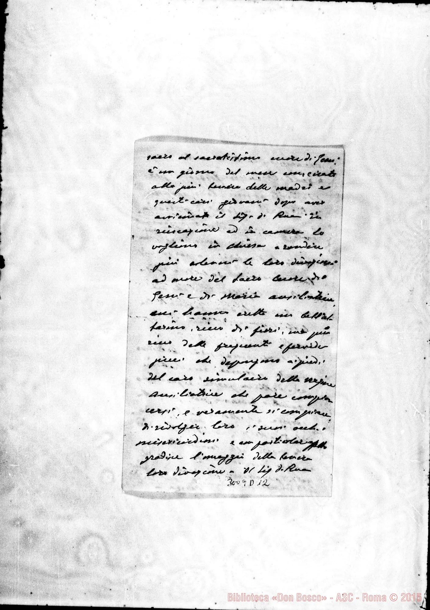 Fotogramma D 12 — Rinetti - D. Belmonte. Parma, 4-05-1900