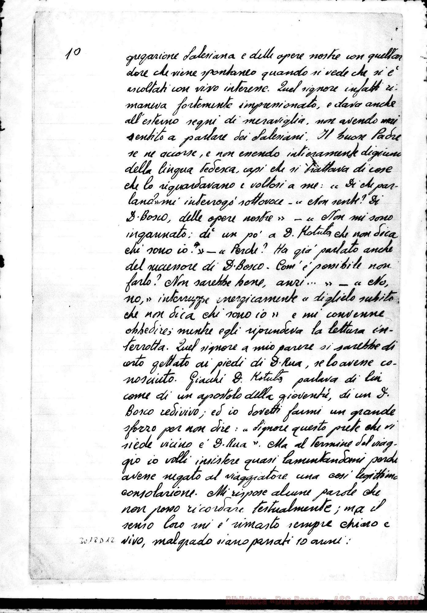 Fotogramma D 12 — Accl. relazione sulla visita di D. Rua A Vienna. 21-07-1914