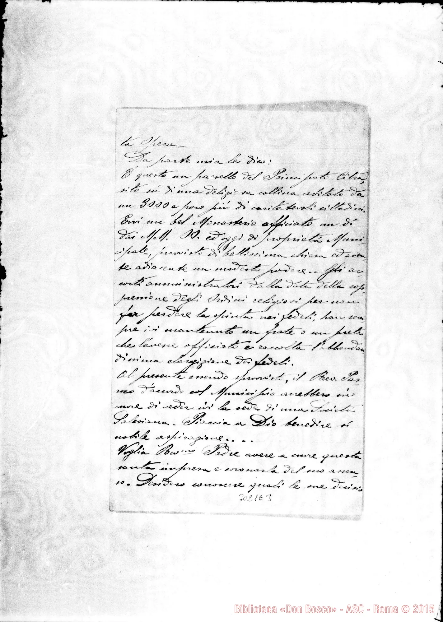 Fotogramma E 3 — Altavilla: Cantalupi Francesco Paolo - D. Rua. Altavilla, 1-08-1897