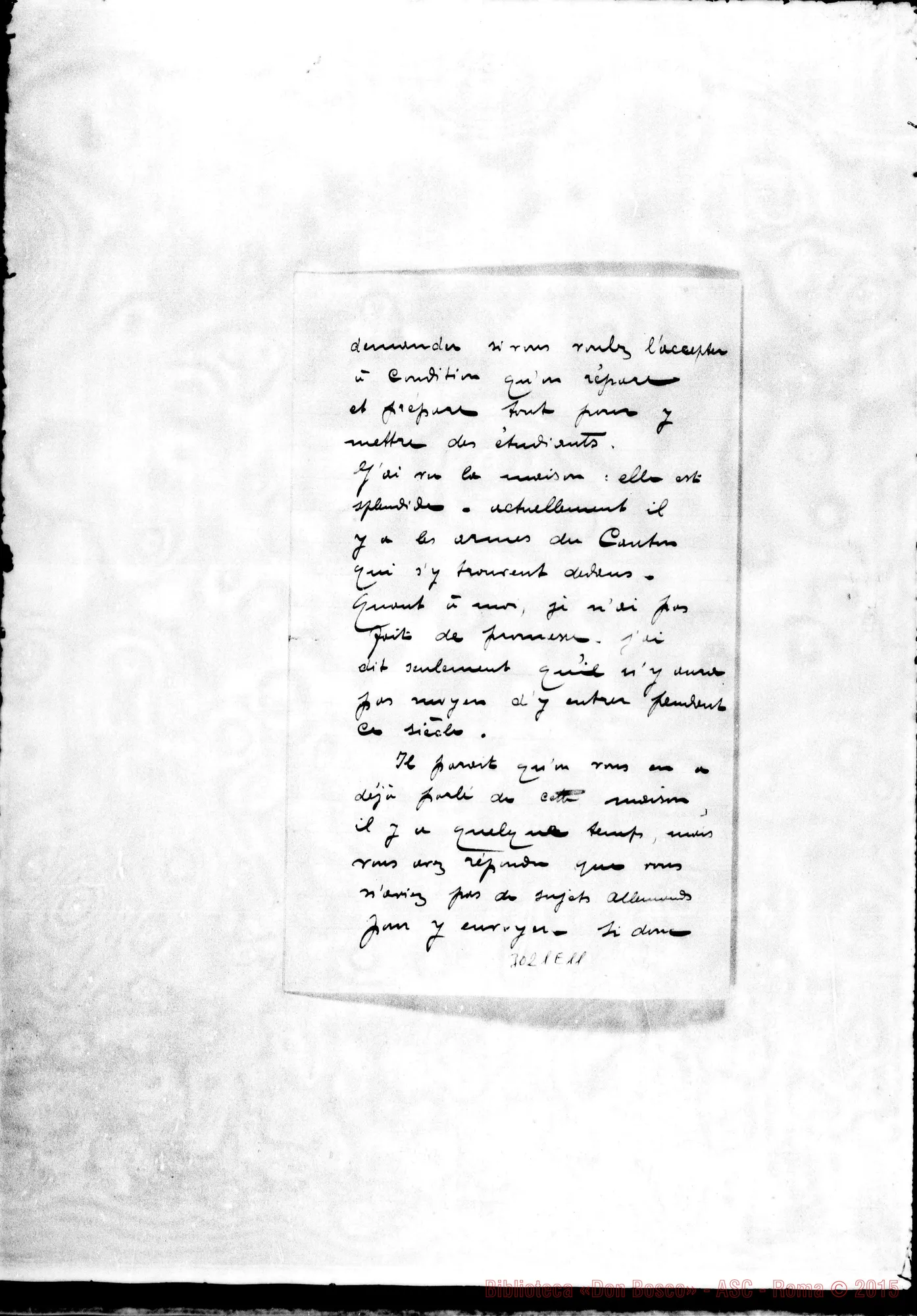 Fotogramma E 11 — Méderlet E., SDB - D. Rua. Muri, 7-06-1898. Autogr. Rua