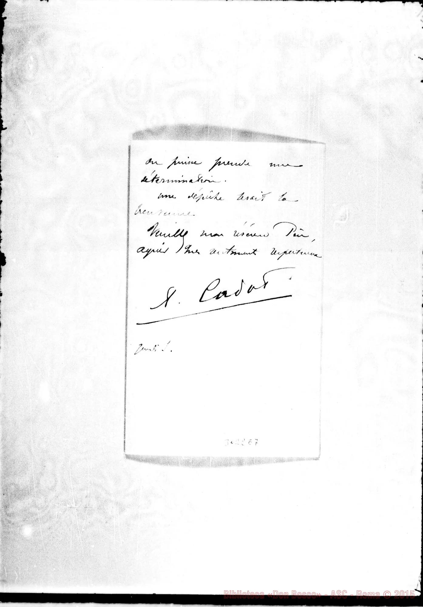 Fotogramma E 7 — Cadot - D. Bologna