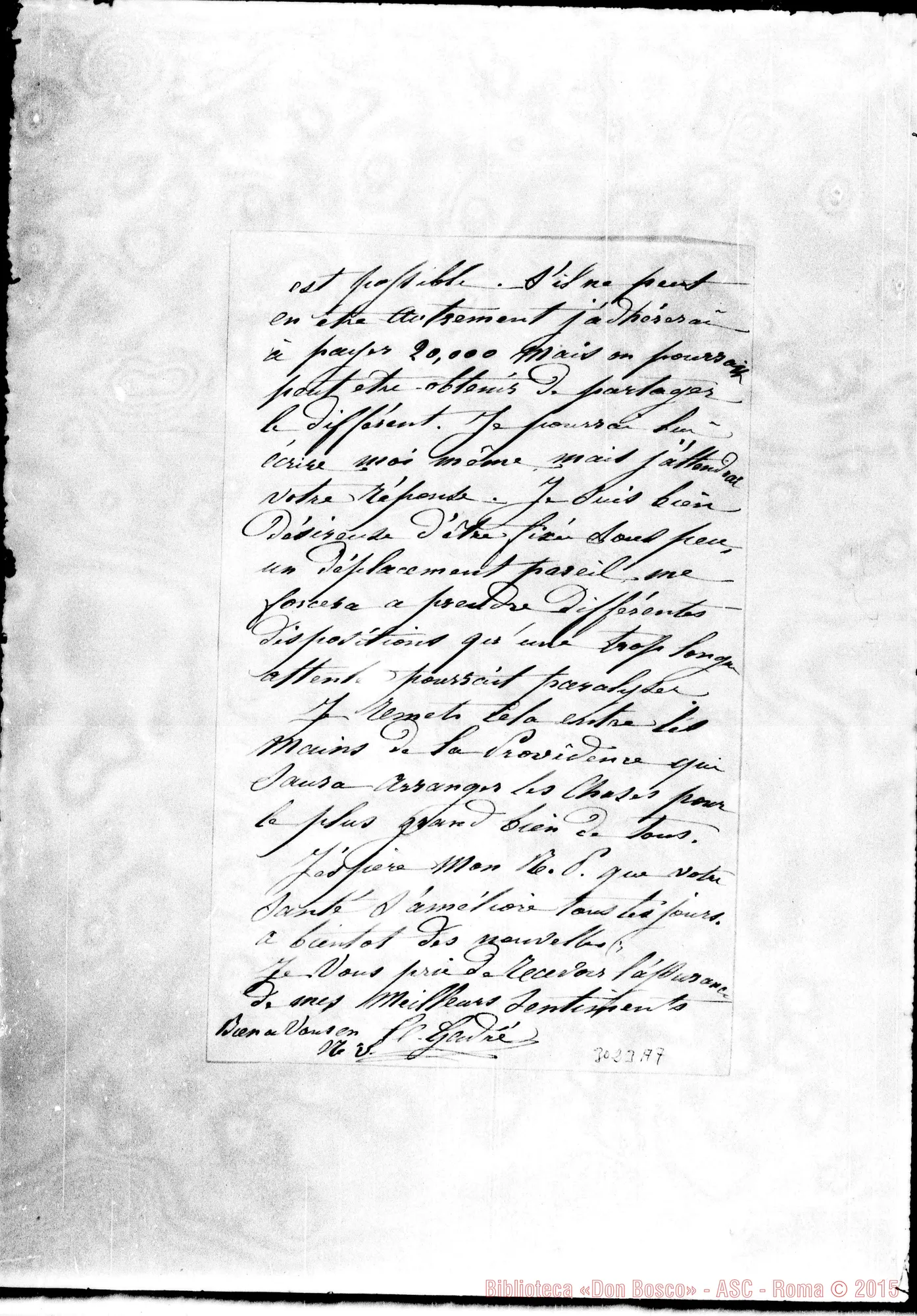 Fotogramma A 7 — E. Gadré - Mon Révérend Pére. Amiens, 28-10-1897