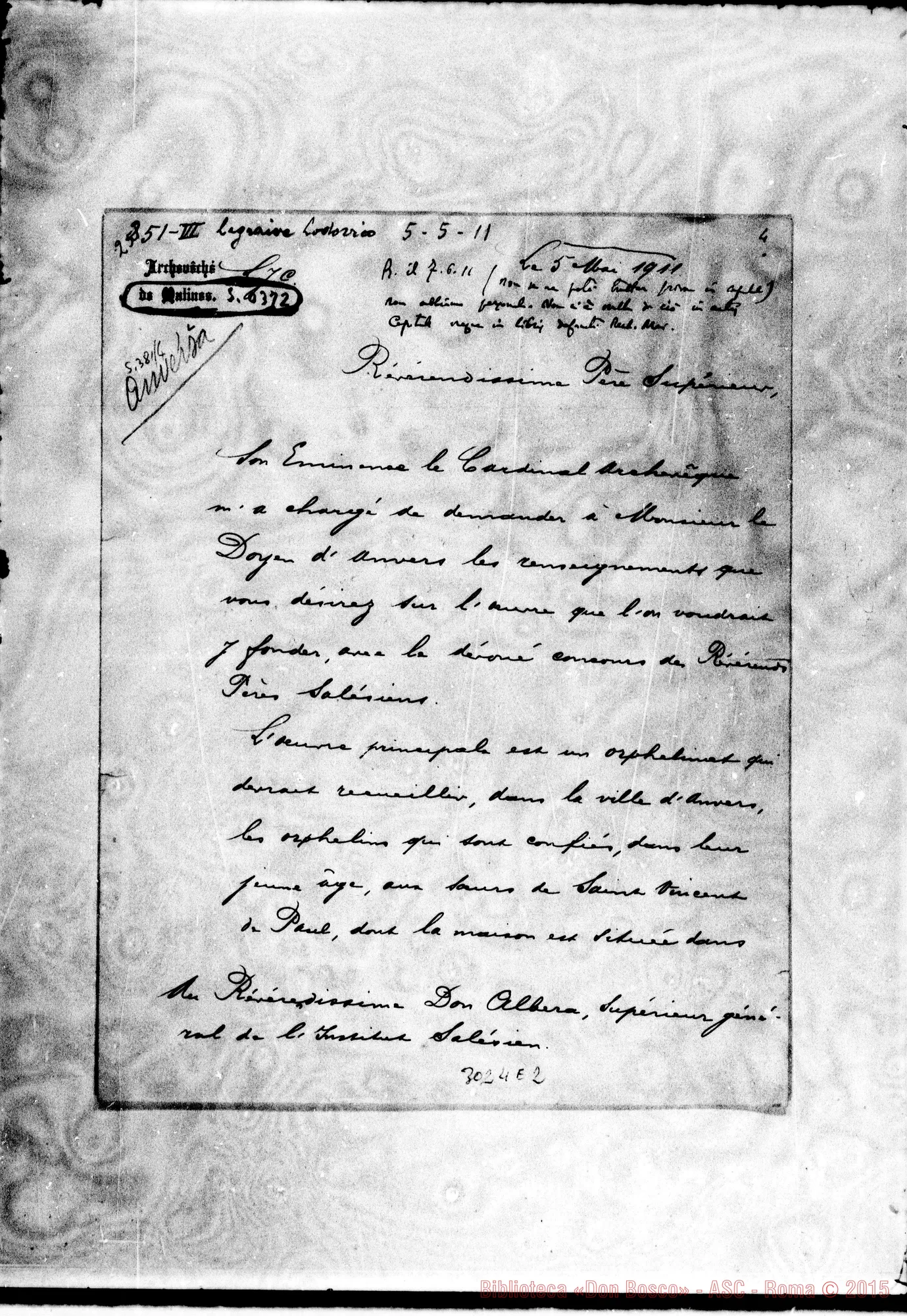 Fotogramma E 2 — Legraive Lodovico, vesc.. Malines, 5-05-1911