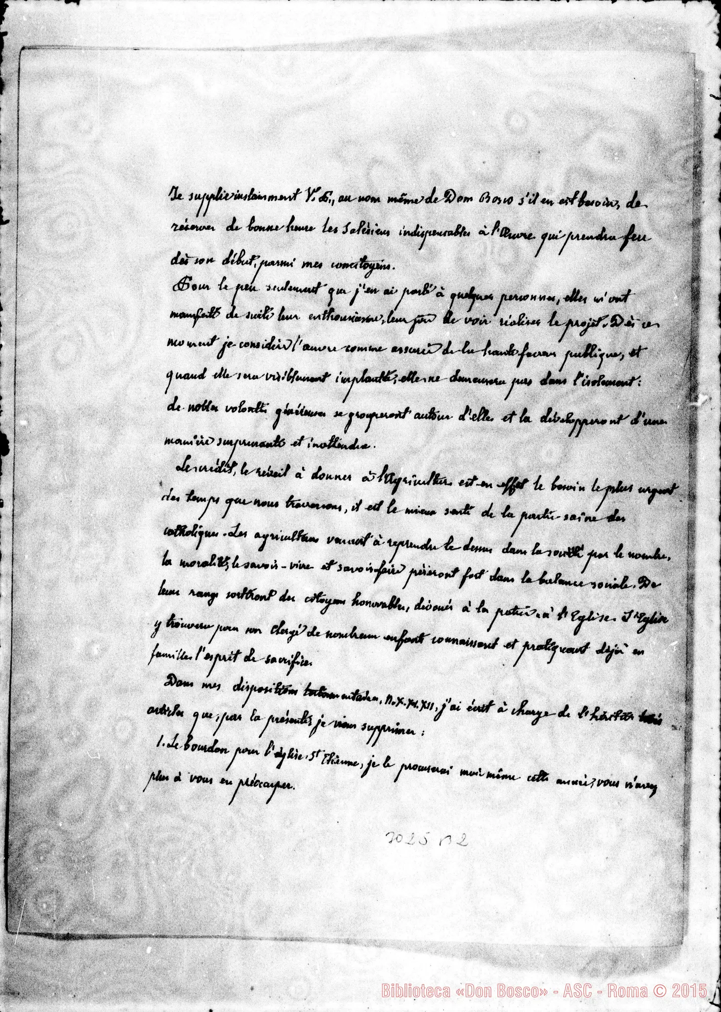 Fotogramma B 2 — Canonico Étienne Pierre Due - D. Rua. Aosta, 19-02-1906