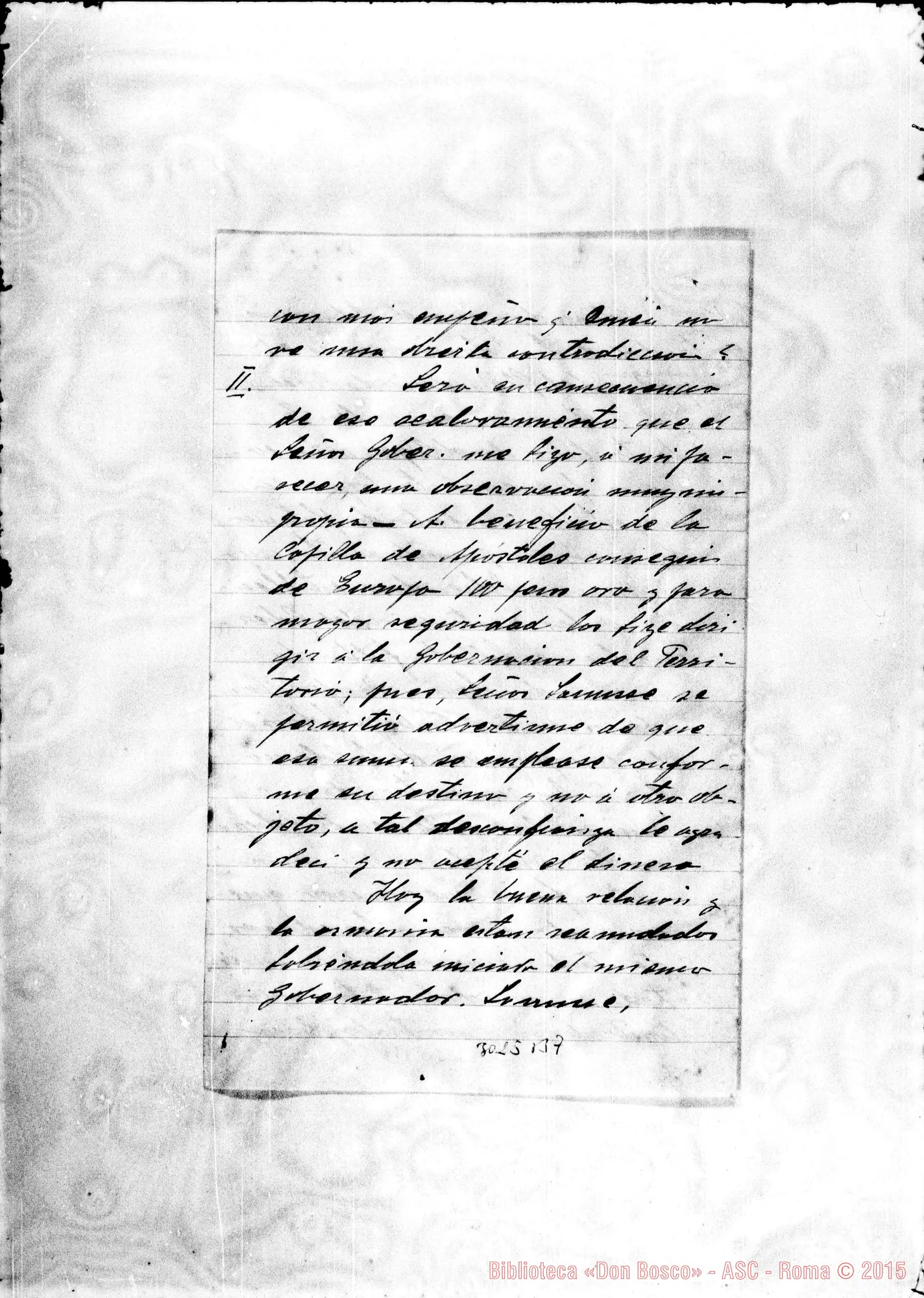 Fotogramma B 7 — Apóstoles: Presbitero Esteban G. - D. Cagliero. Apóstoles, 13-10-1899