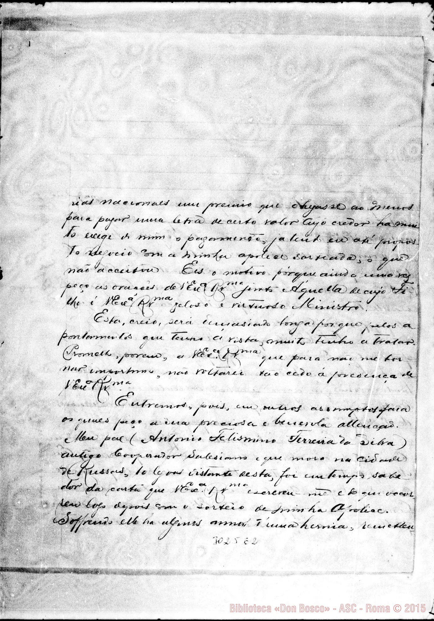Fotogramma E 2 — Felismino Antonio - D. Rua. Aracaty-Cearà, 12-12-1903