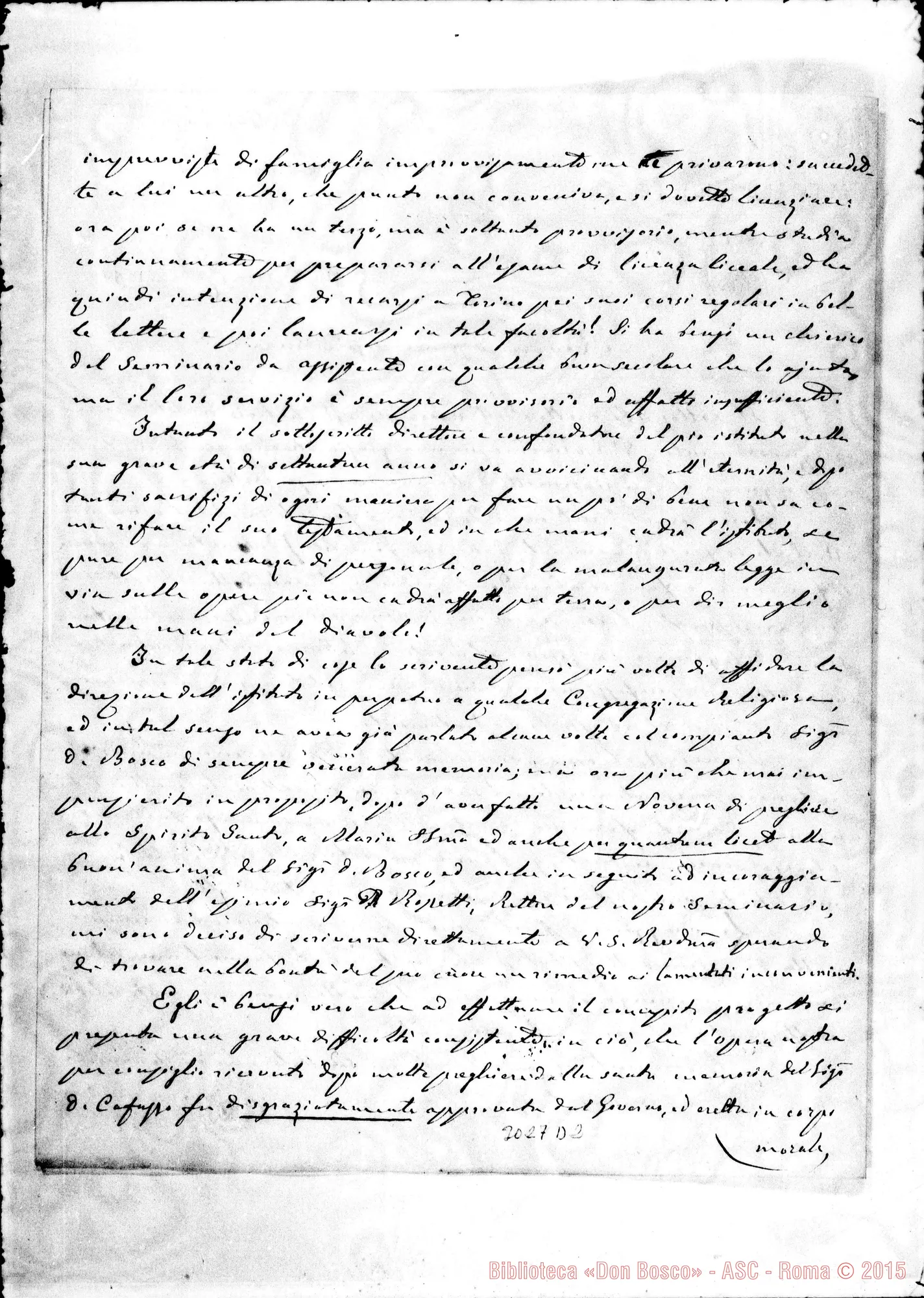 Fotogramma D 2 — Asti: Cerutti Giovanni, can. - D. Rua. Asti, 3-03-1890