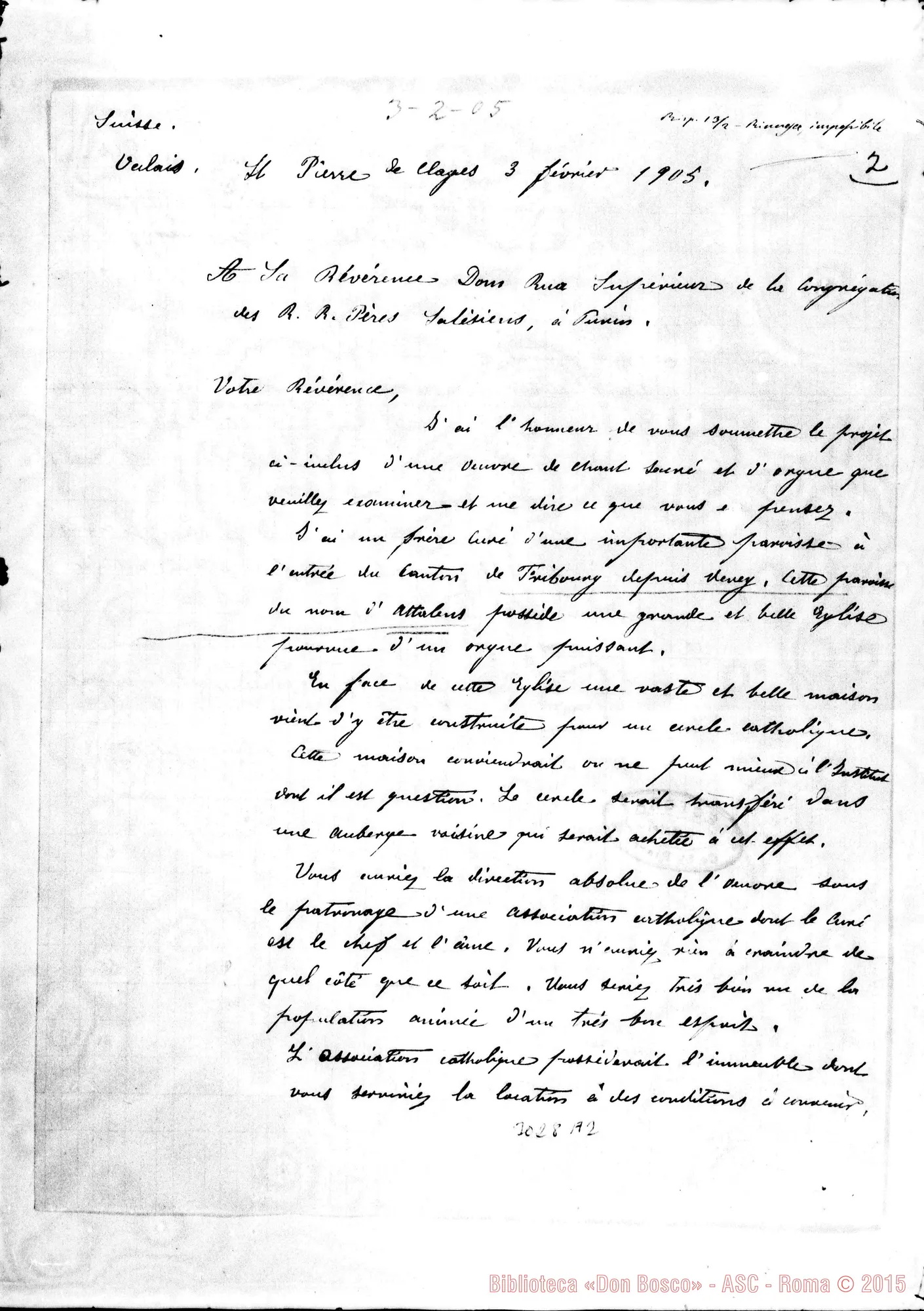 Fotogramma A 2 — Attalens: C. Robarley - D. Rua. 3-02-1905.