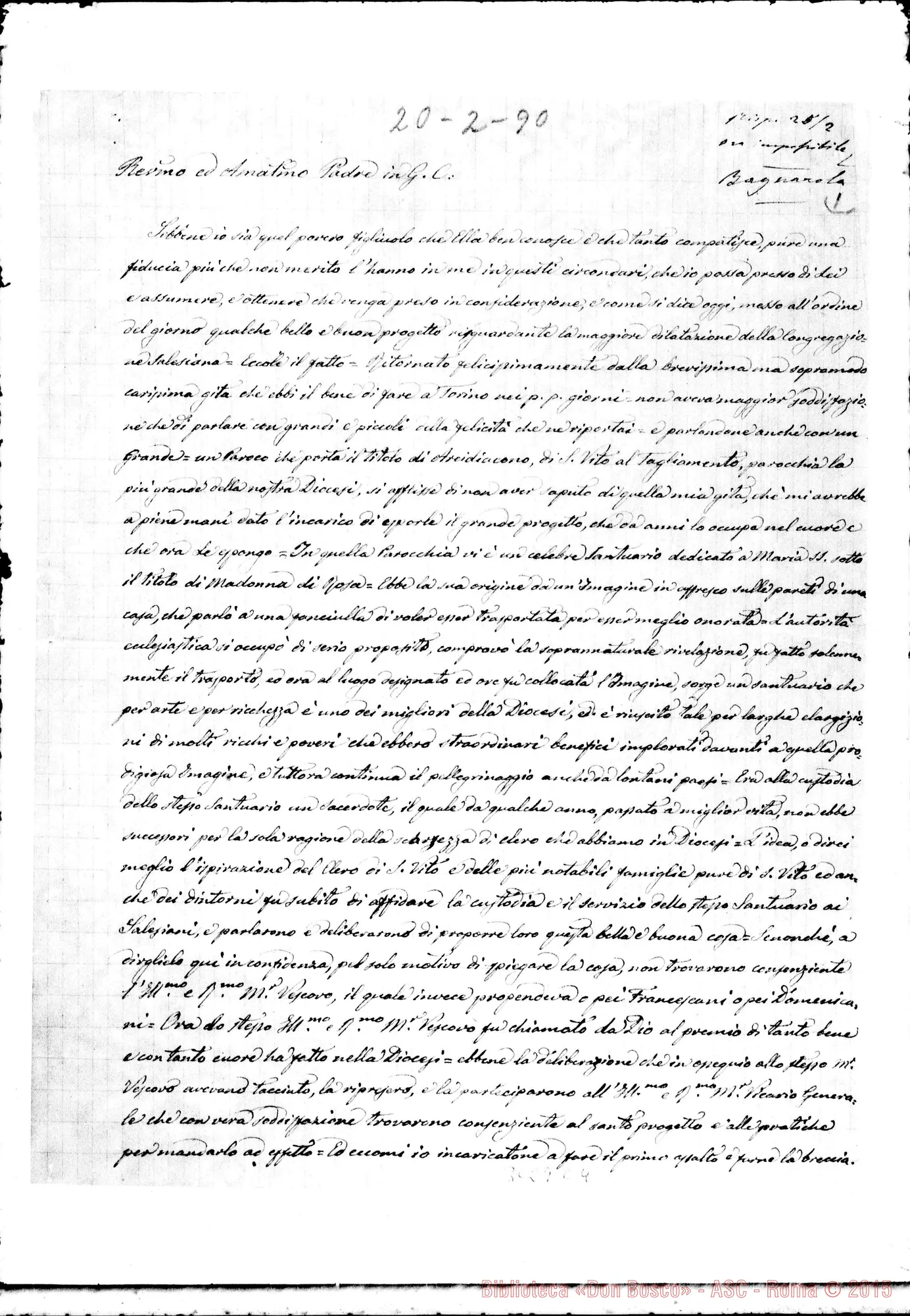 Fotogramma C 4 — Bagnarola:Agnolutto D. Antonio - D. Rua. Bagnarola, 20-02-1890