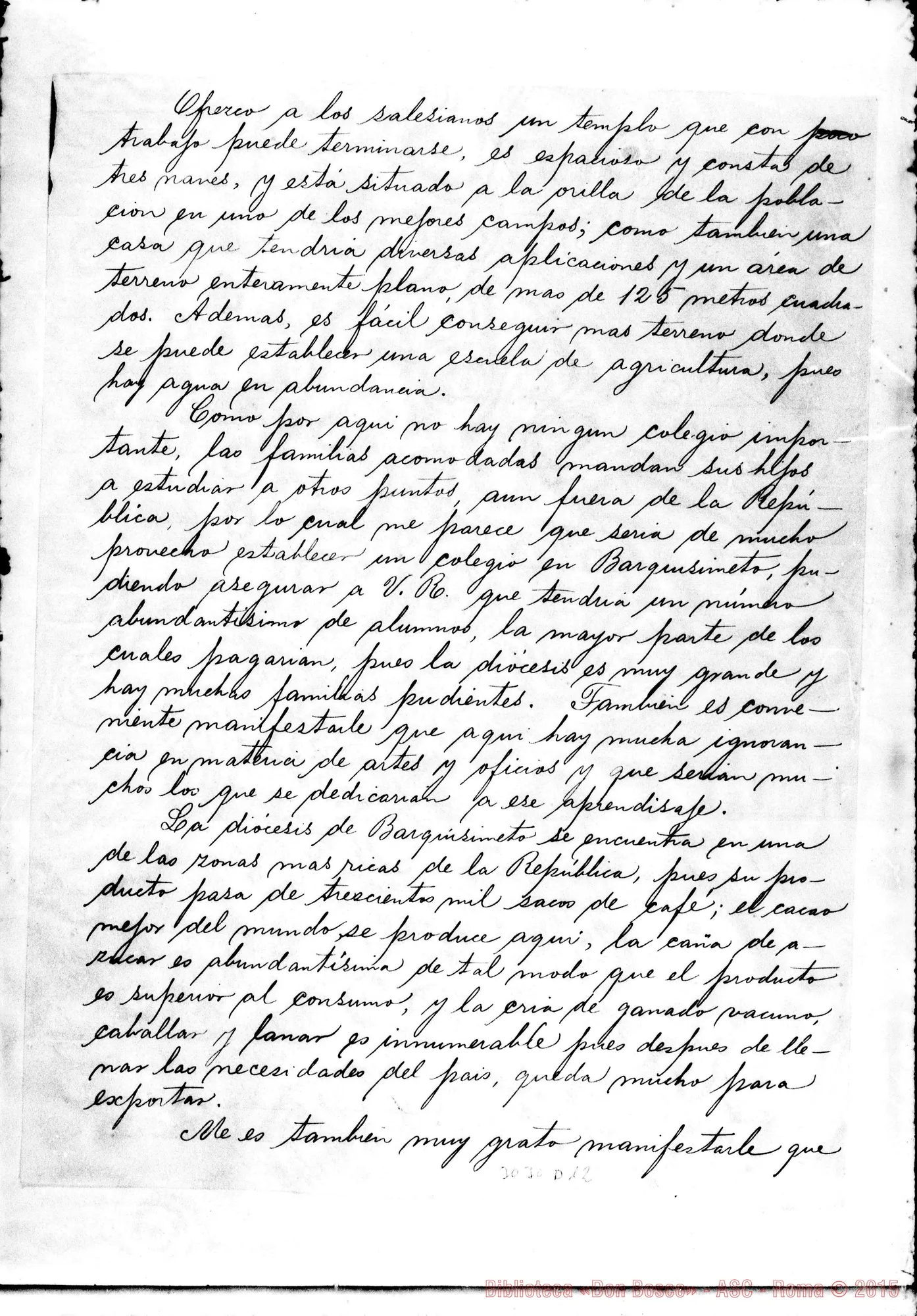 Fotogramma D 12 — Gregorio Rodriguez, vesc. di Barquisimeto - D. Rua. Mar. 1898