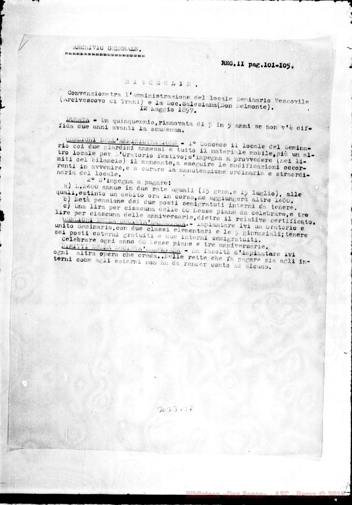 Fotogramma B 7 — Convenzione