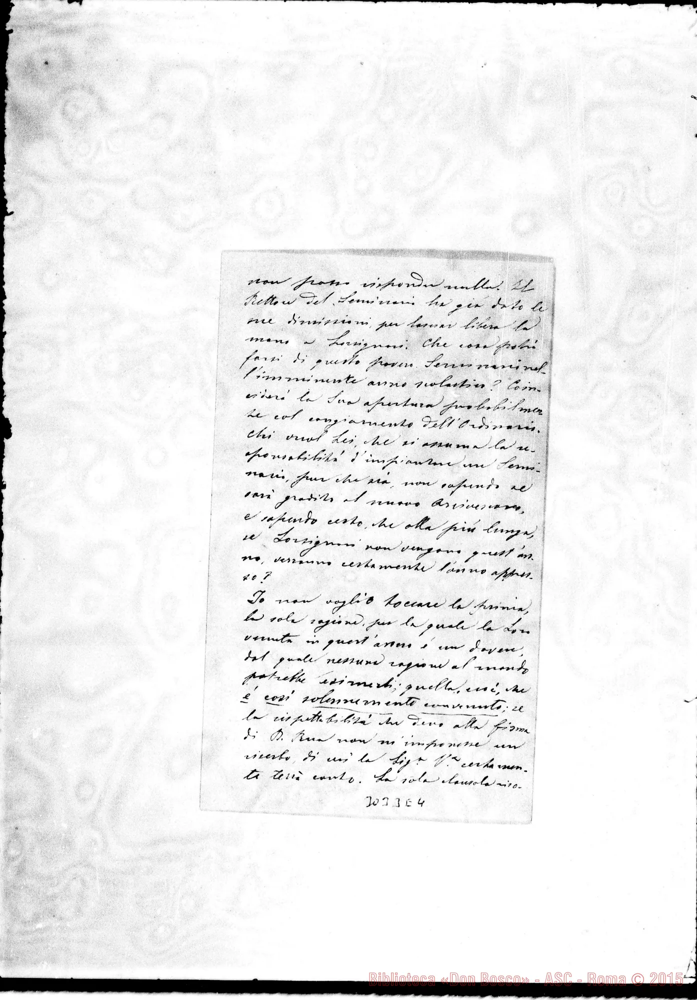 Fotogramma E 4 — Mauro Terlizzi, can. - rev.mo Signore. Bisceglie, 1-09-1898
