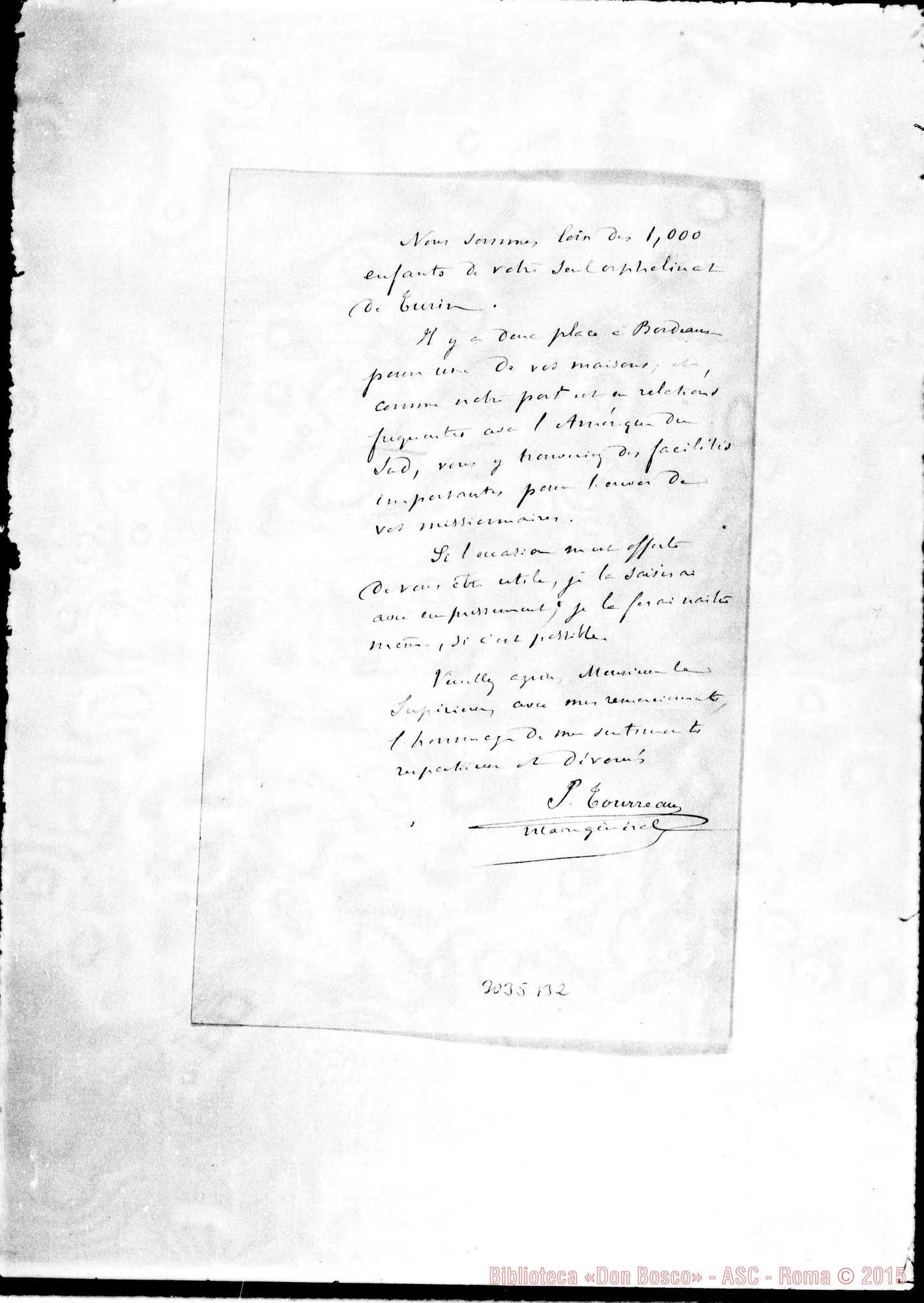 Fotogramma B 2 — Arcivescovado di Bordeaux - Supérieur. Il 7-06-1891