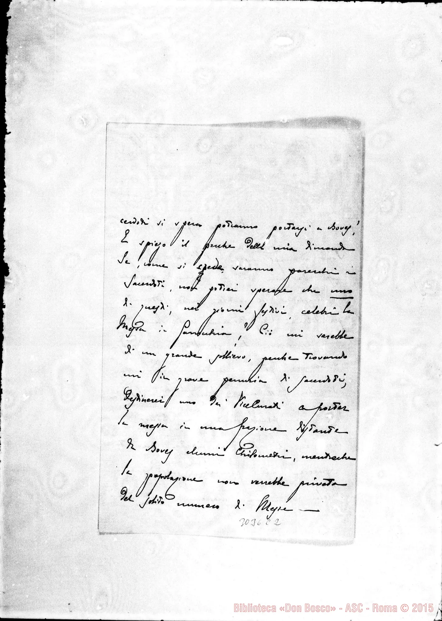 Fotogramma C 2 — Valfrè di Bonzo Teodoro, vesc. di Cuneo - Signore. Cuneo, 1-07-1891