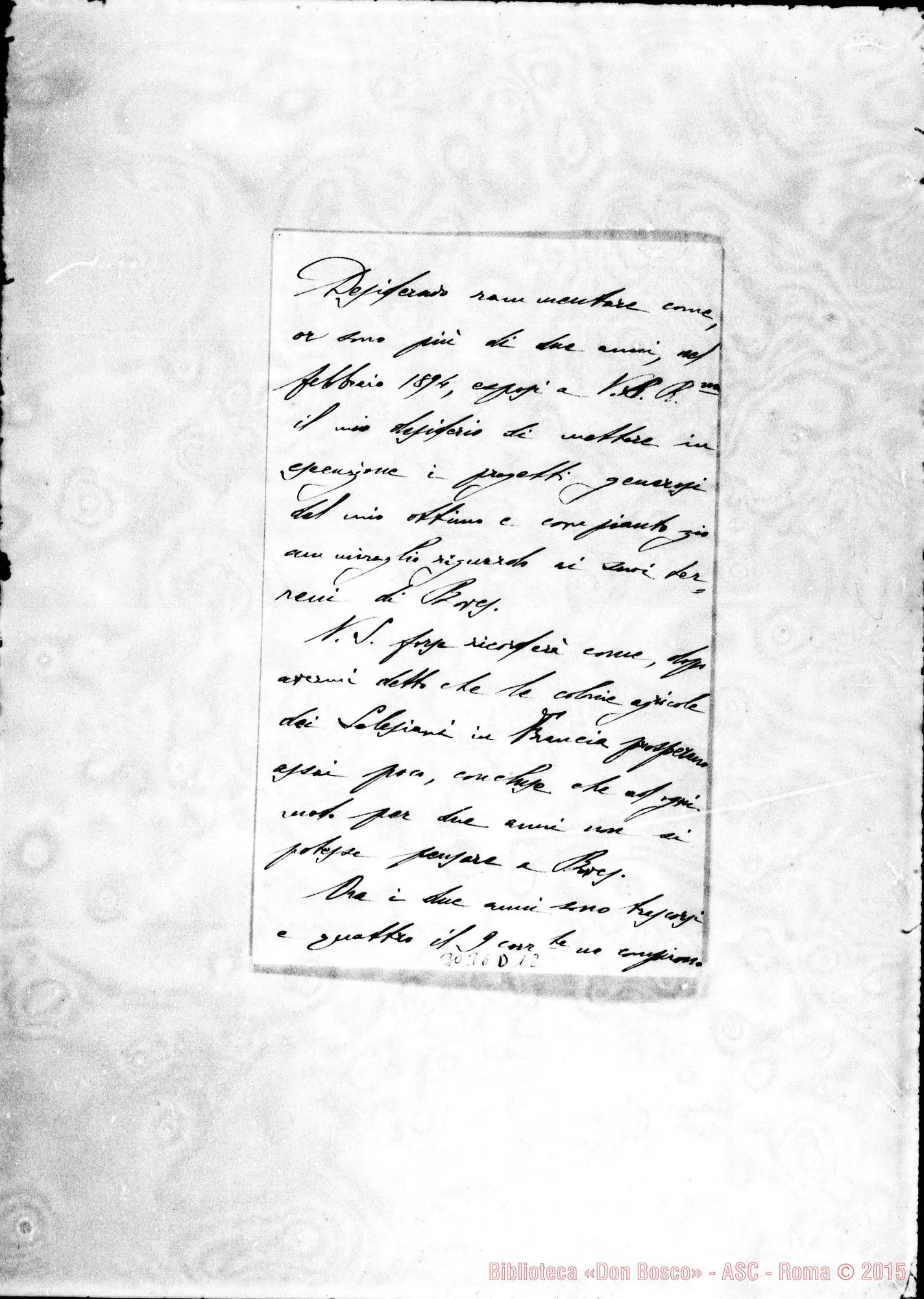 Fotogramma D 12 — E. Montezemolo - D. Rua. Boves, 18-05-1896