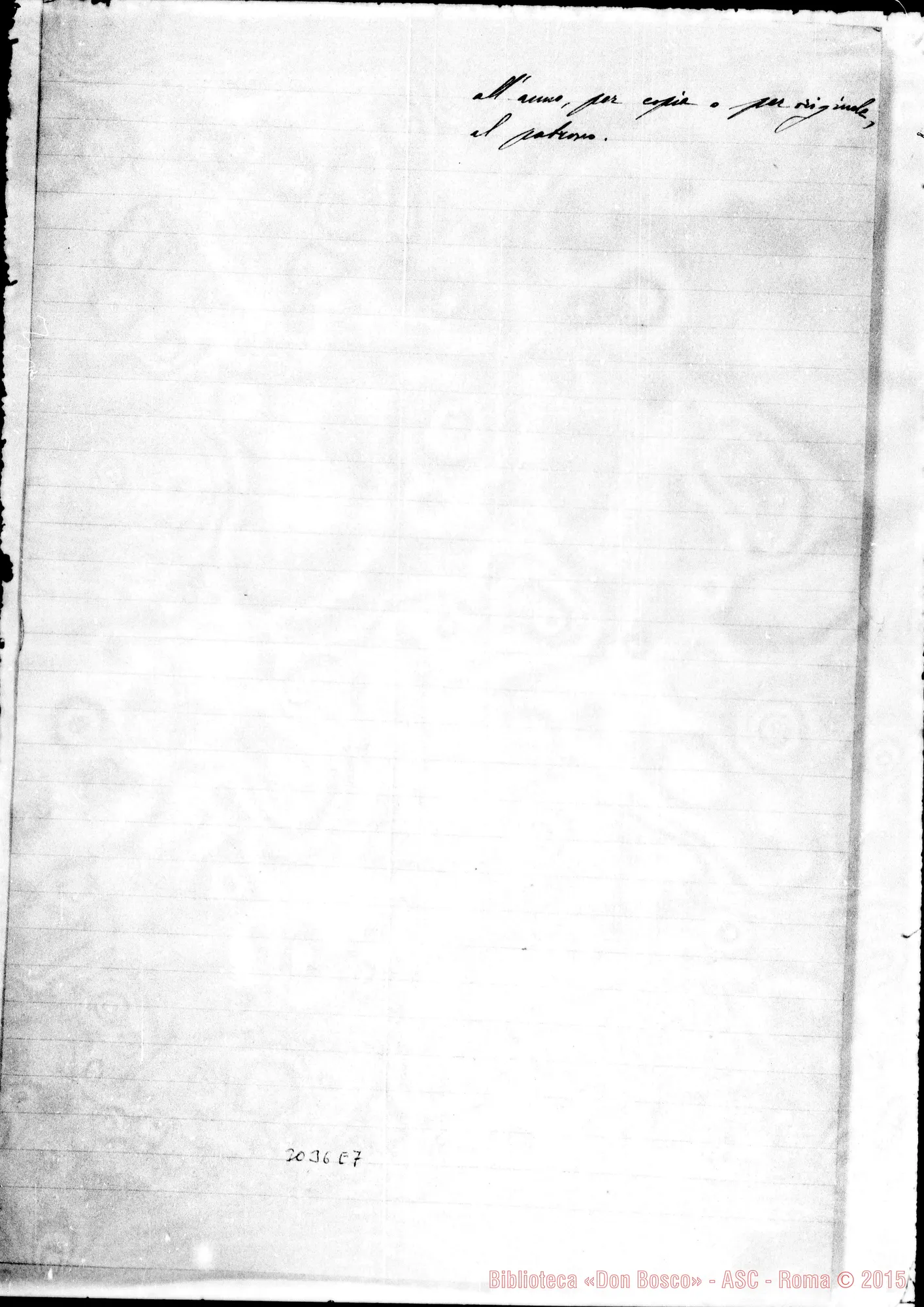 Fotogramma E 7 — Progetto di convenzione. Ms.