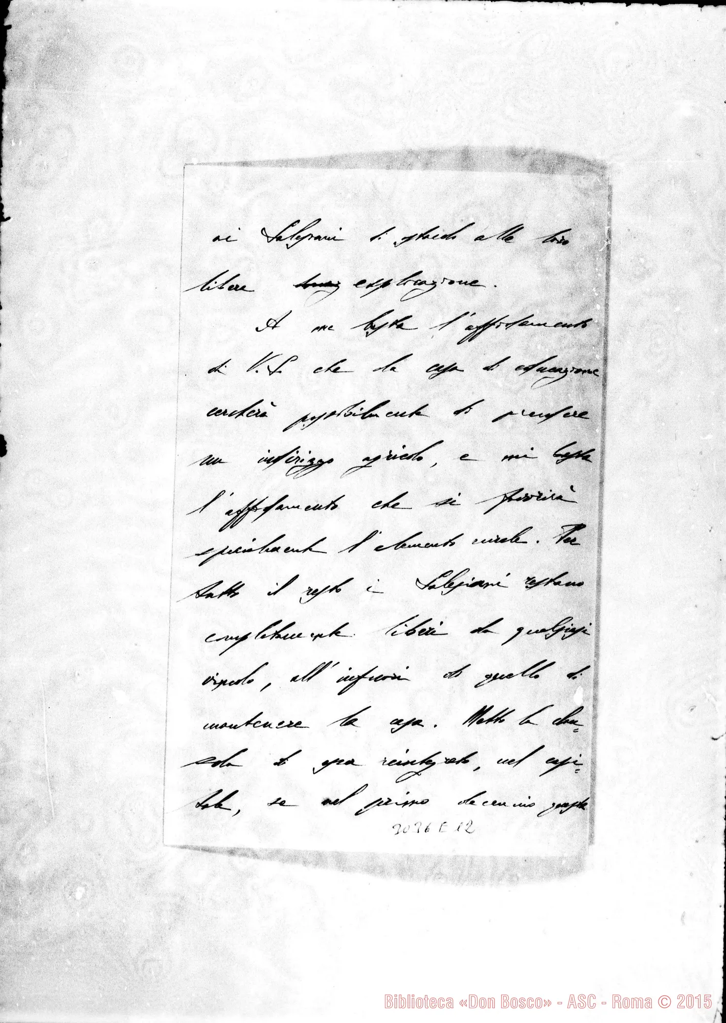 Fotogramma E 12 — Umberto Montezemolo - D. Rua. Il 31-07-1899. Autogr. Rua