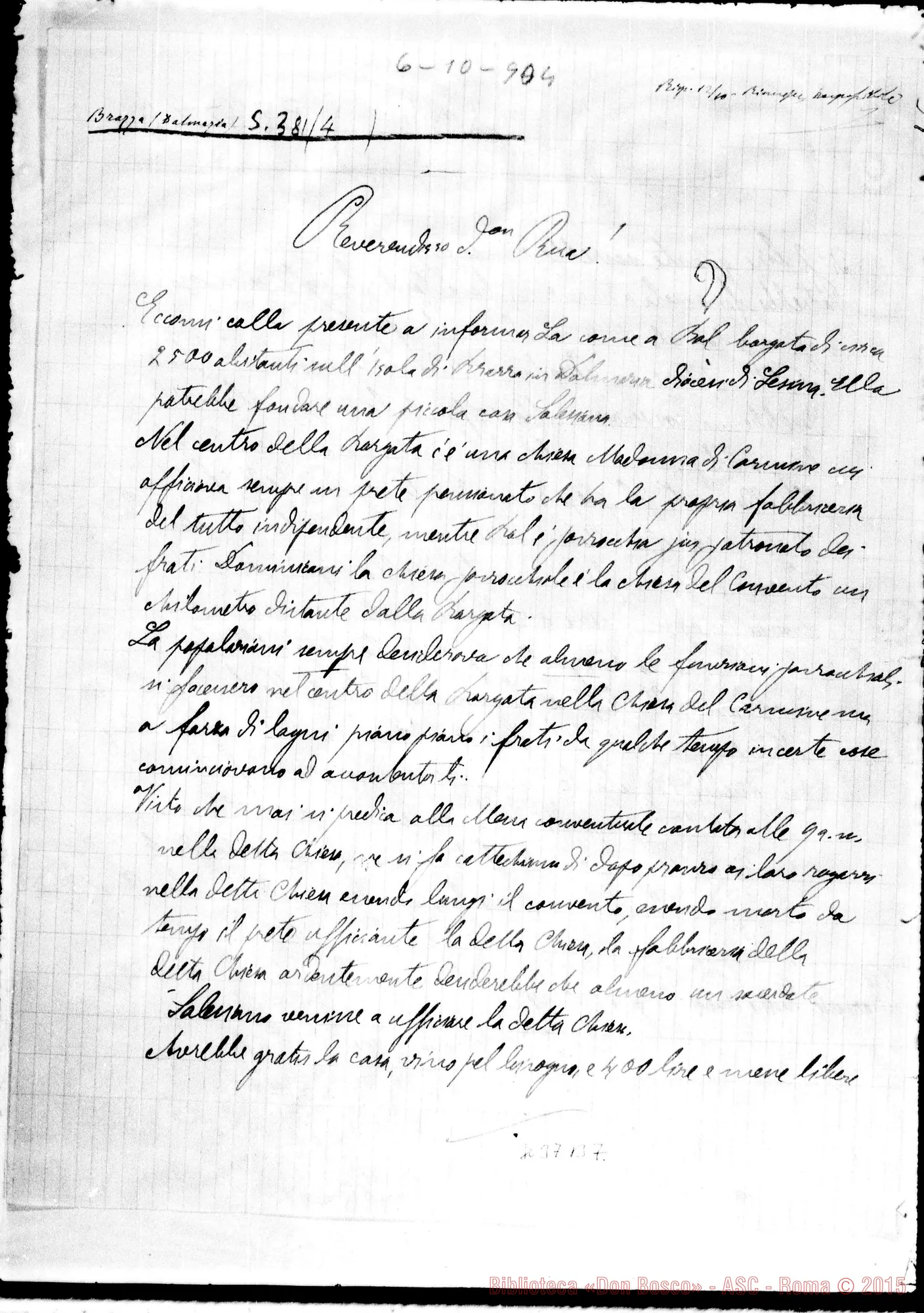 Fotogramma B 7 — Brazza: D. Giacomo Stipeti - D. Rua, il 6-10-1904