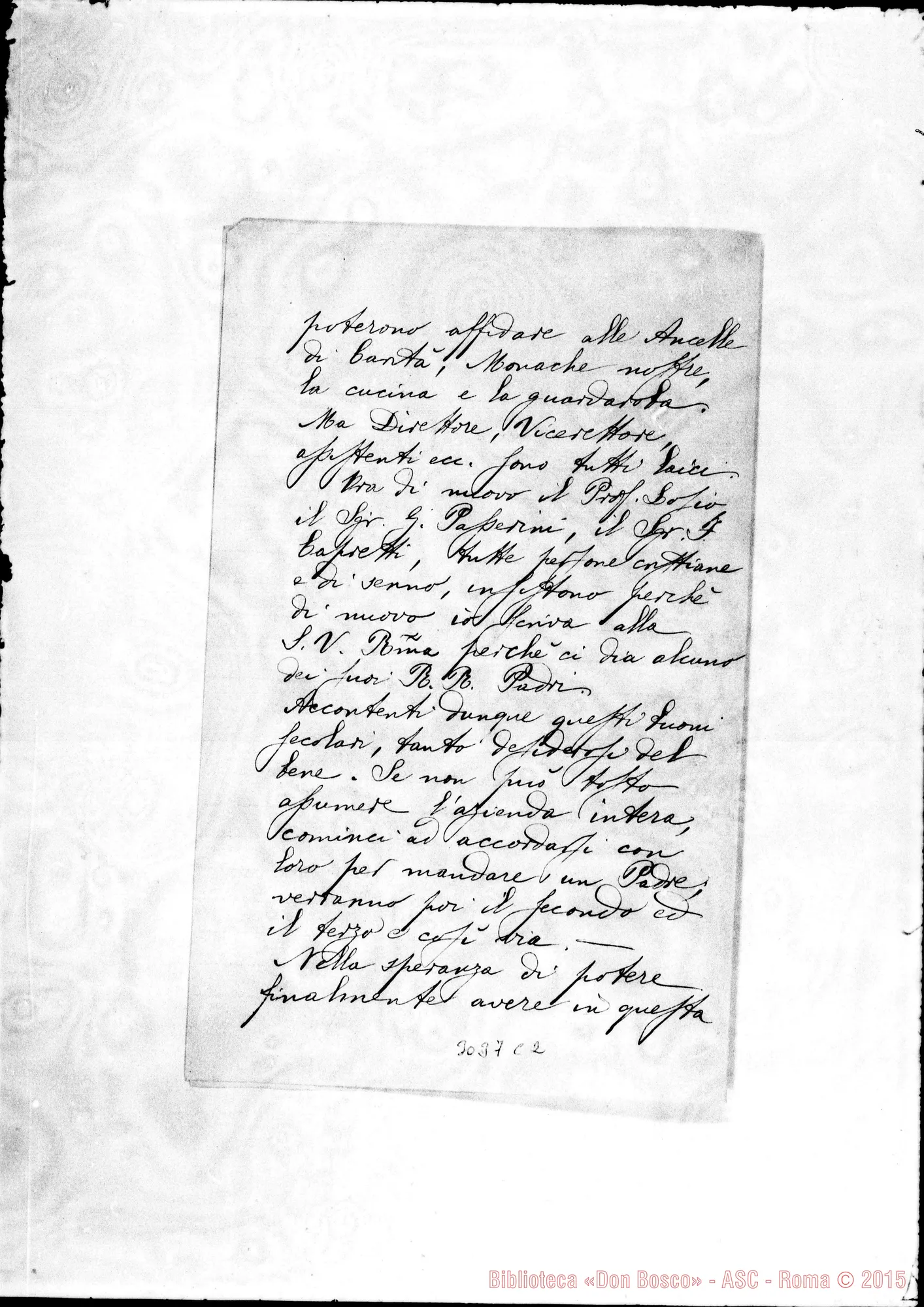 Fotogramma C 2 — Corna Pellegrini Giacomo, vesc. di Brescia - D. Rua. Brescia, 22-11-1899