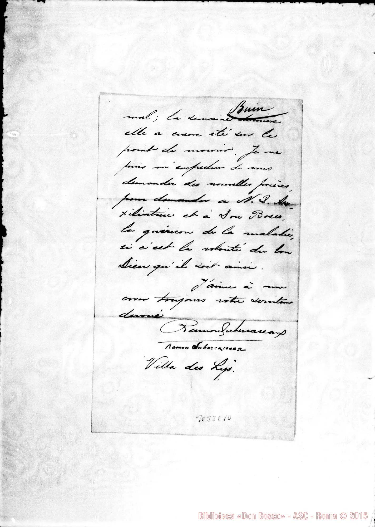 Fotogramma E 10 — Ramón Subercaseaux - Très Révérend Père. Pau, 24-07-1889