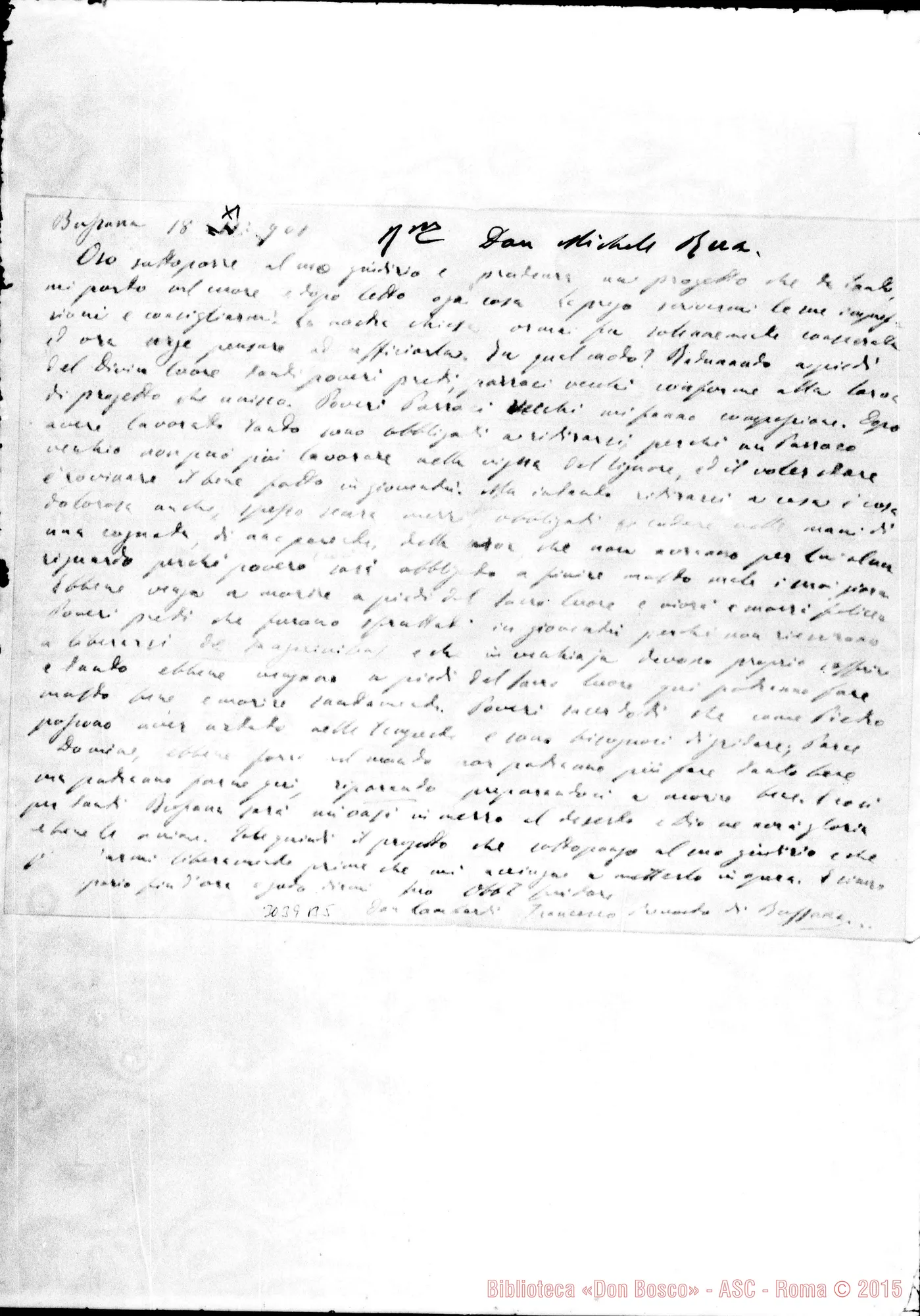 Fotogramma B 5 — Bussana: D. Lamberdi Francesco - D. Rua. Bussana, 18-11-1901.