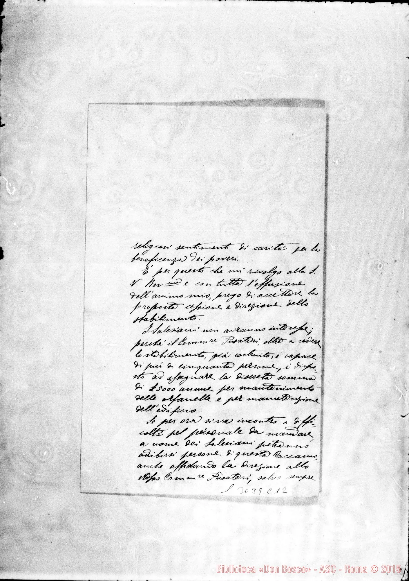 Fotogramma C 12 — Can. Andrea Albanese - D. Rua. Caccamo, 5-02-1908