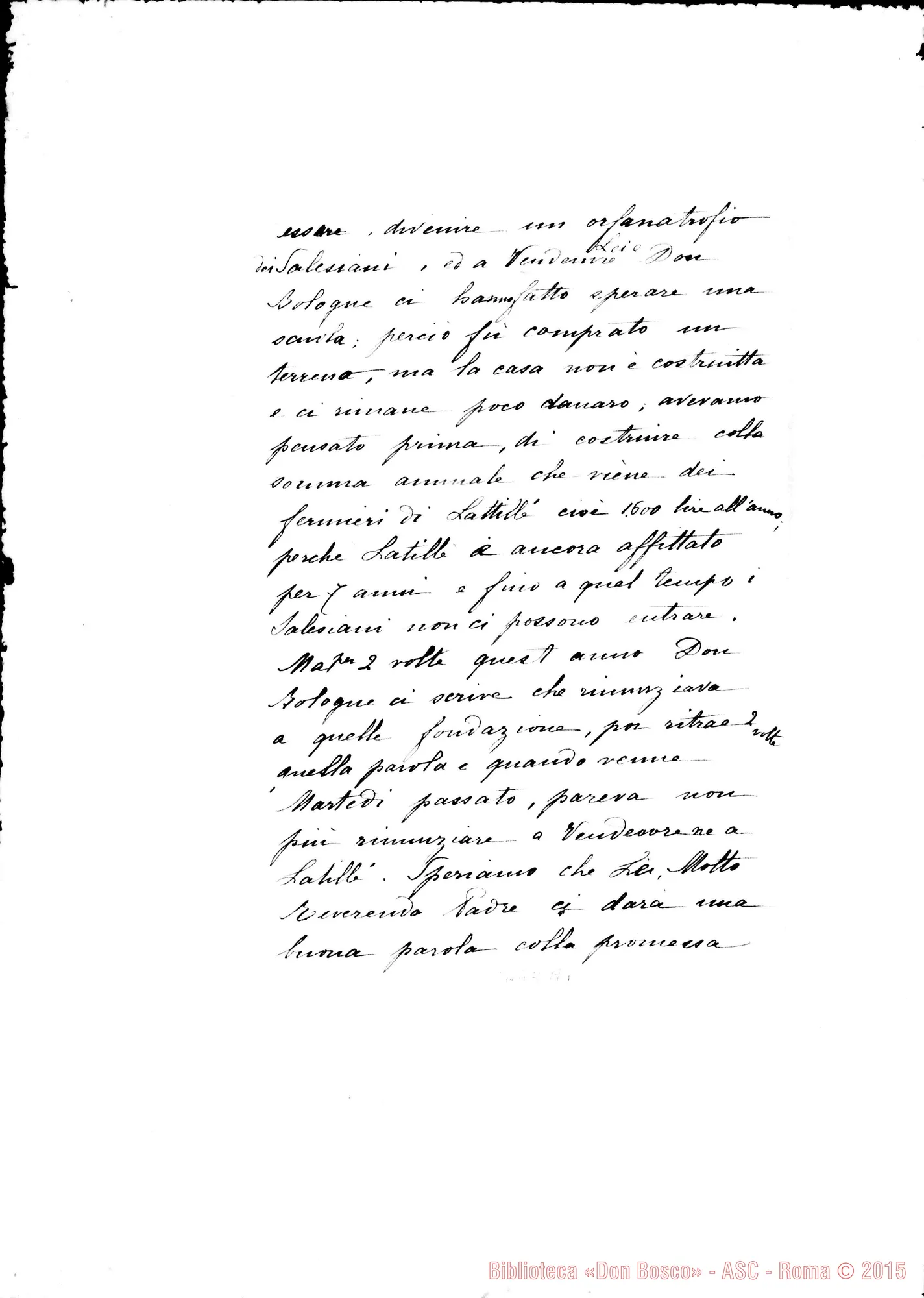 Fotogramma A 7 — Capens: Sr. Marie Emmanuel - Molto Rev.do Padre. Enghien, 17-07-1899
