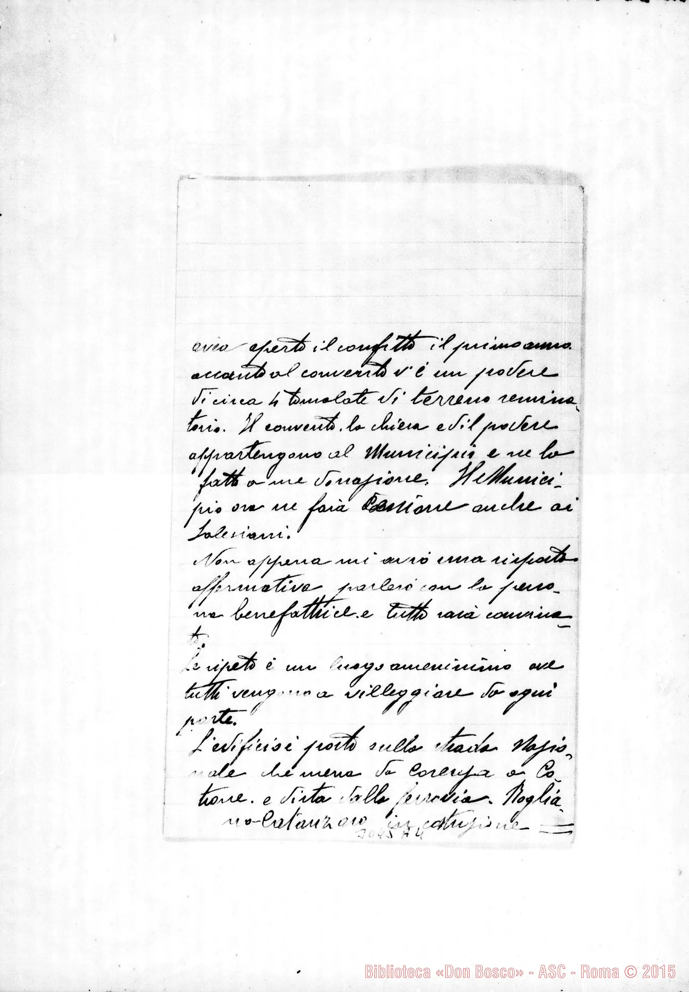 Fotogramma A 4 — Talarico D. Cesare - Rev.mo Superiore. Carlopoli, 9-05-1911