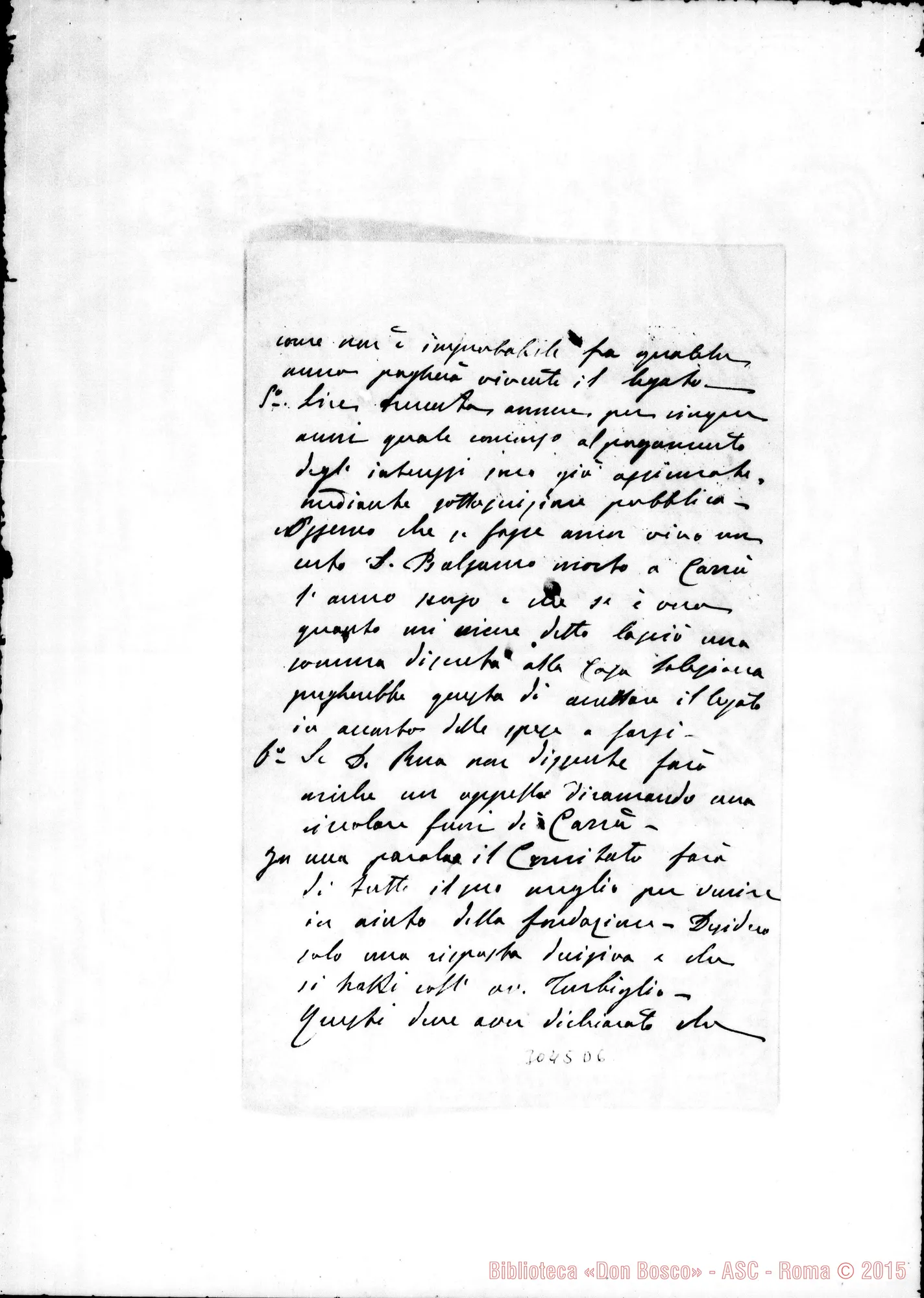 Fotogramma D 6 — Provea D. Filippo - Rev.mo Signore, s.d.