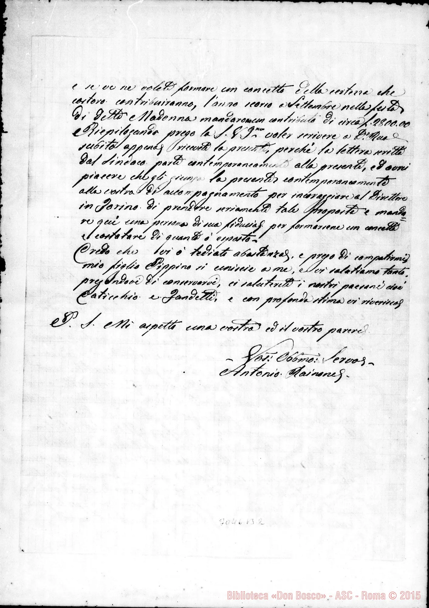 Fotogramma B 2 — Casacalenda: Rainone Antonio - Direttore di Macerata, il 23-05-1903