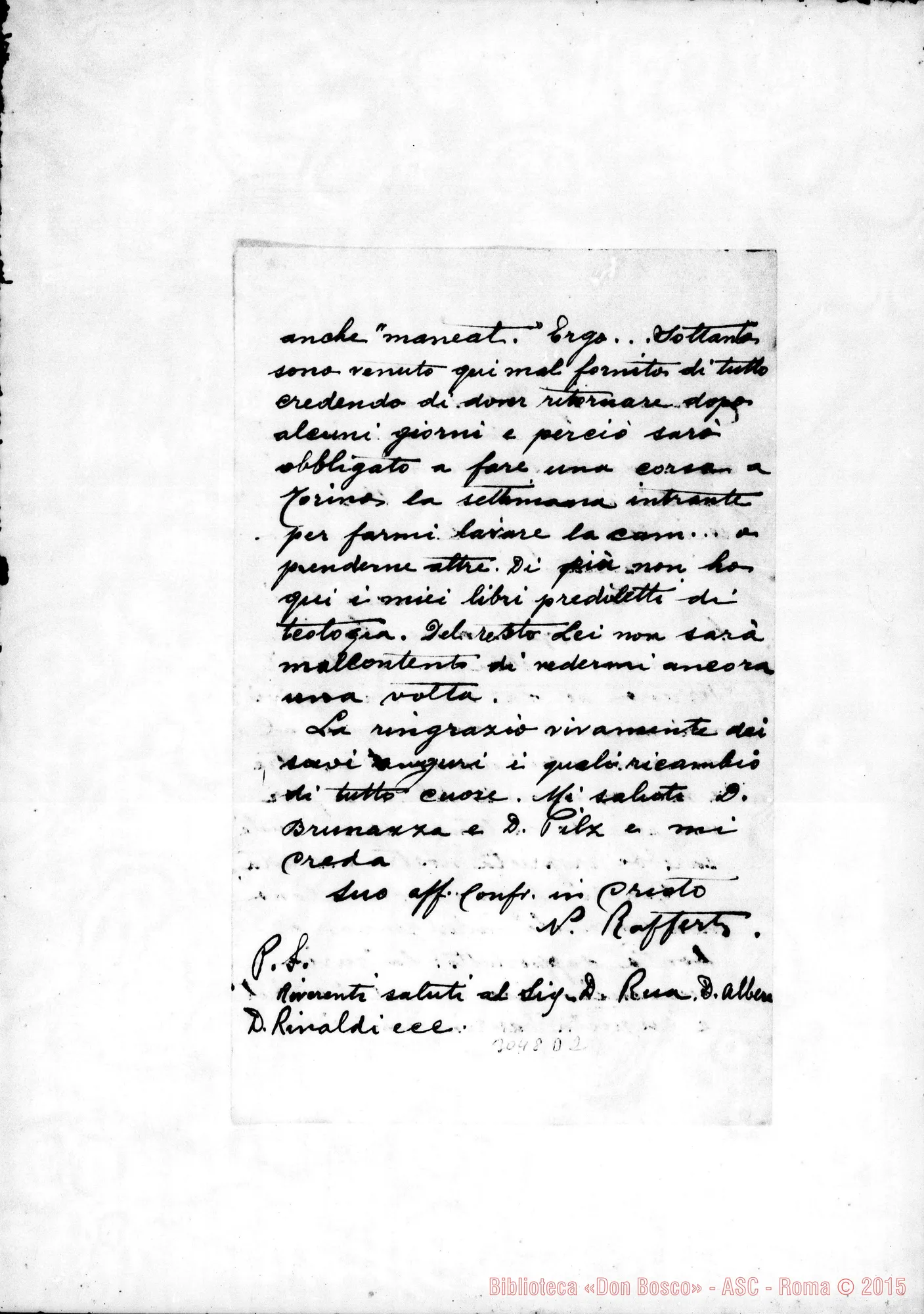 Fotogramma D 2 — Rafferty - D. Gusmano. s.d.