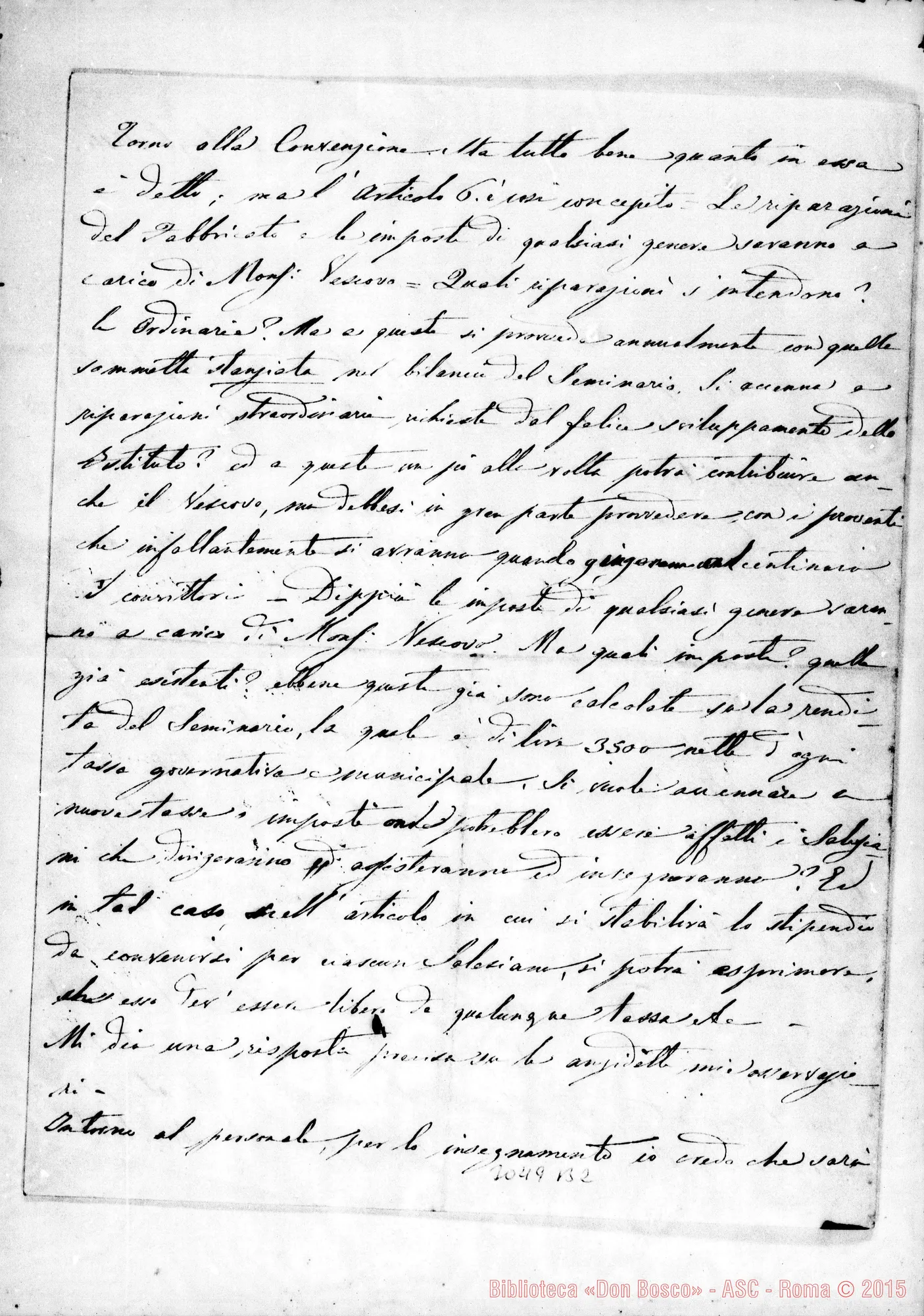 Fotogramma B 2 — Bernardo de Riso, vesc. - D. Dalmazzo. Catanzaro, 23-07-1894