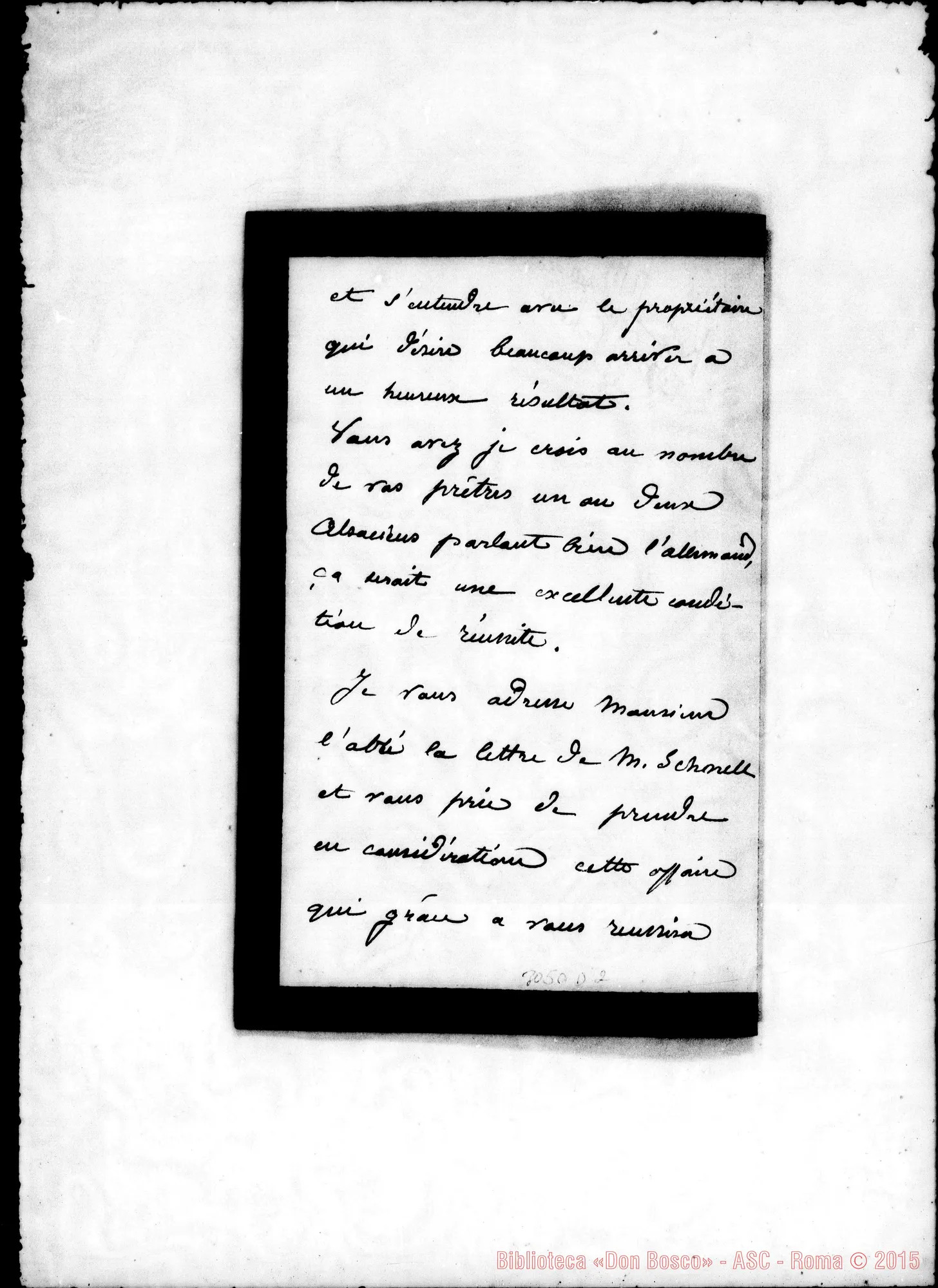 Fotogramma D 2 — Cherigny - Monsieur l’Abbé, il 29-07-1889