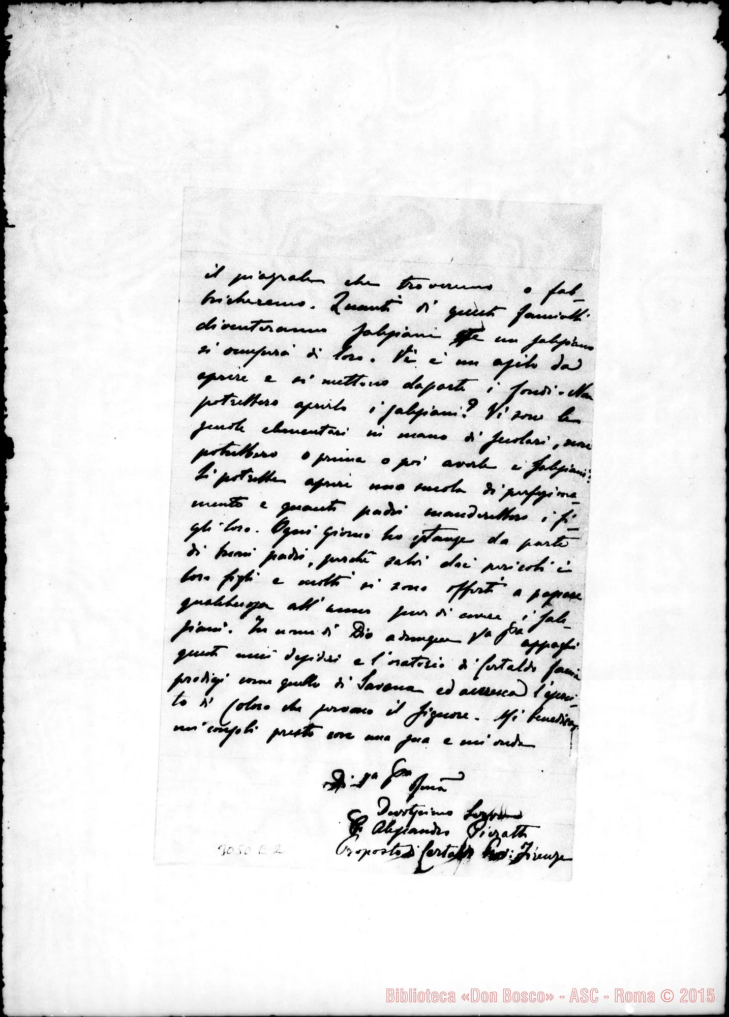 Fotogramma E 2 — Certaldo: P. Alessandro Pieratto - D. Rua. Certaldo, 30-06-1900