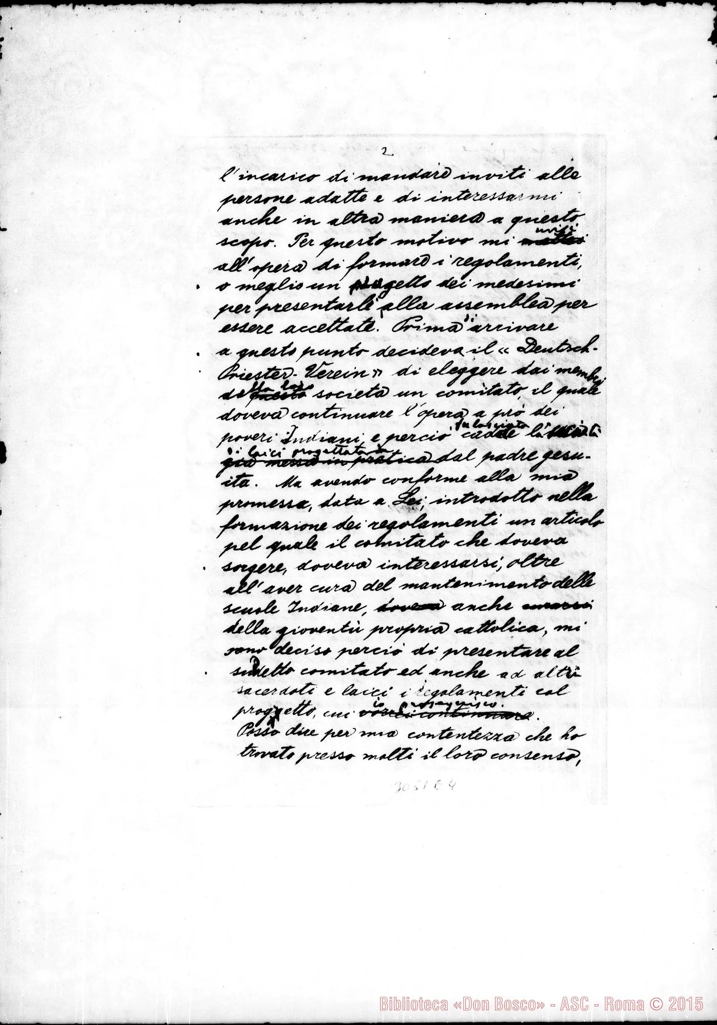 Fotogramma E 4 — Chicago: Alois J. Walser - Onorato Signore. Copia con correz. autogr. Rua