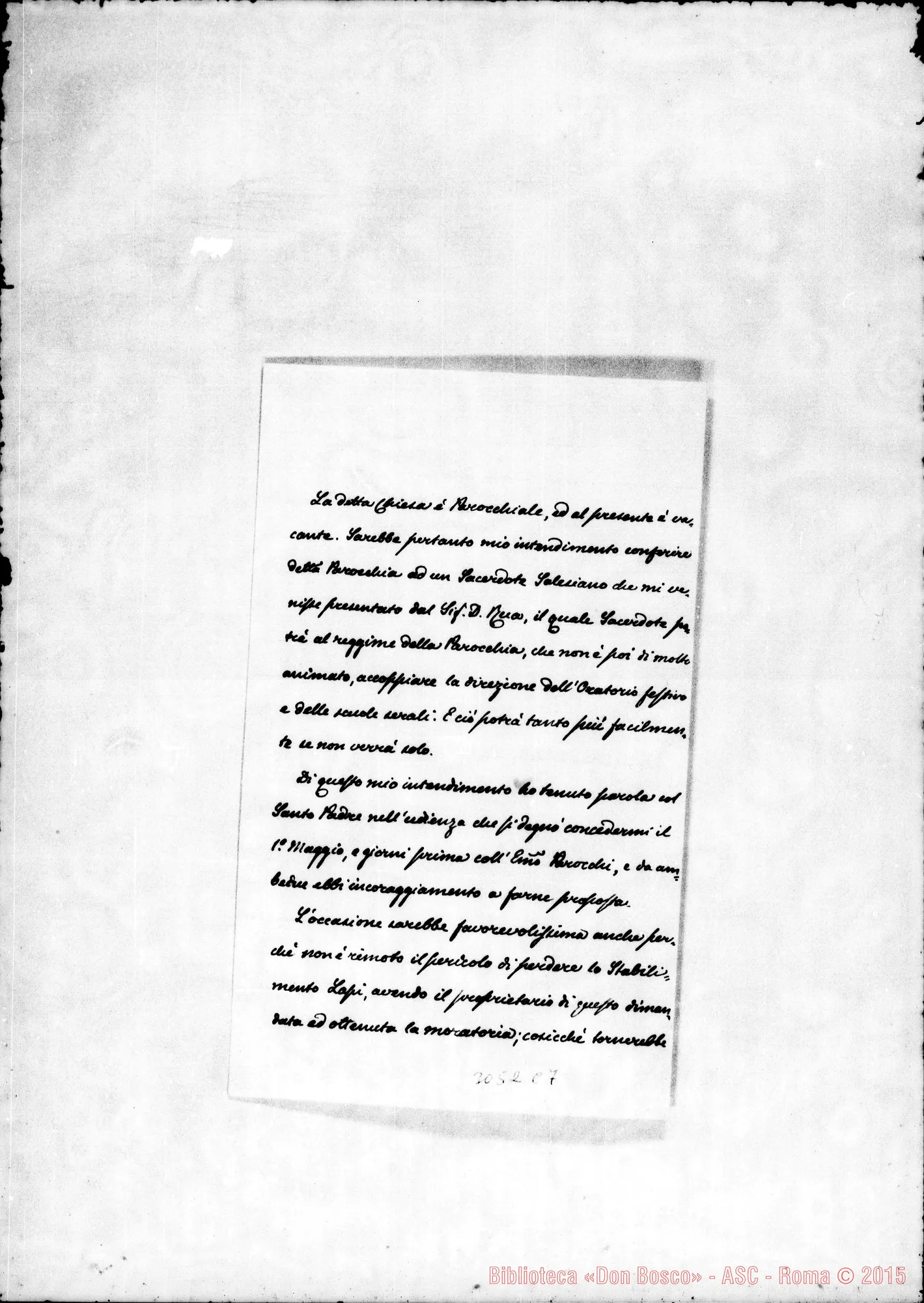 Fotogramma C 7 — Mattei Gentili Dario, vesc. - D. Belmonte. Città di Castello, 28-05-1894