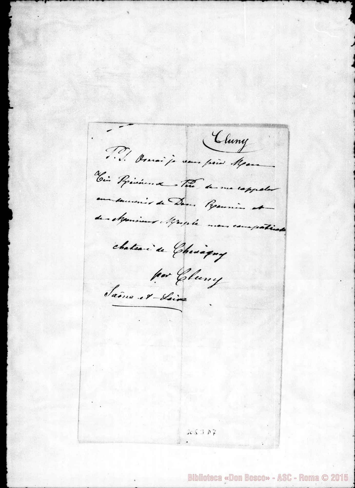 Fotogramma D 7 — Gabriel Bouchacourt, il 15-01-1889. Autogr. Rua